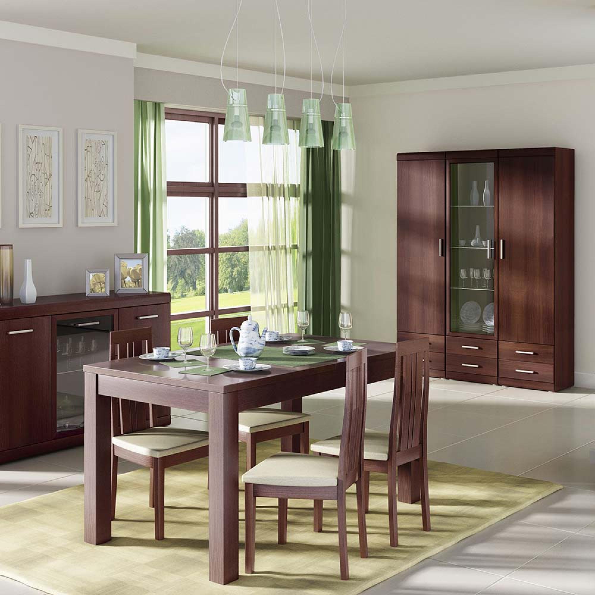 Imperial Glazed Sideboard - Medium - 3 Door - Mahogany