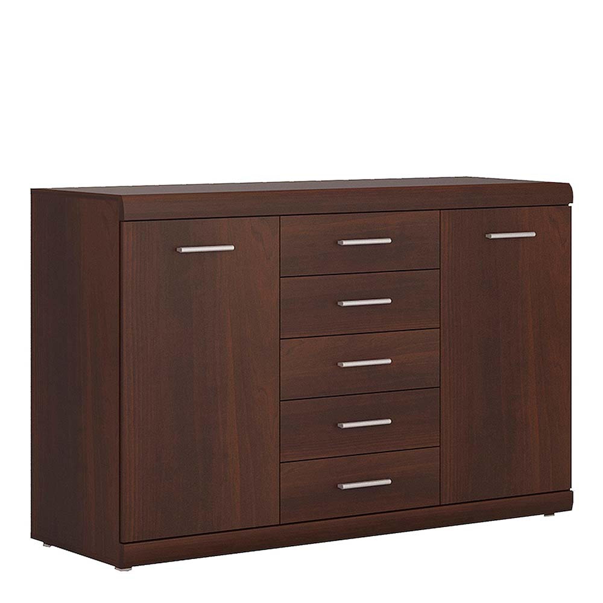 Imperial Sideboard - Medium - 2 Door - 5 Drawer - Mahogany