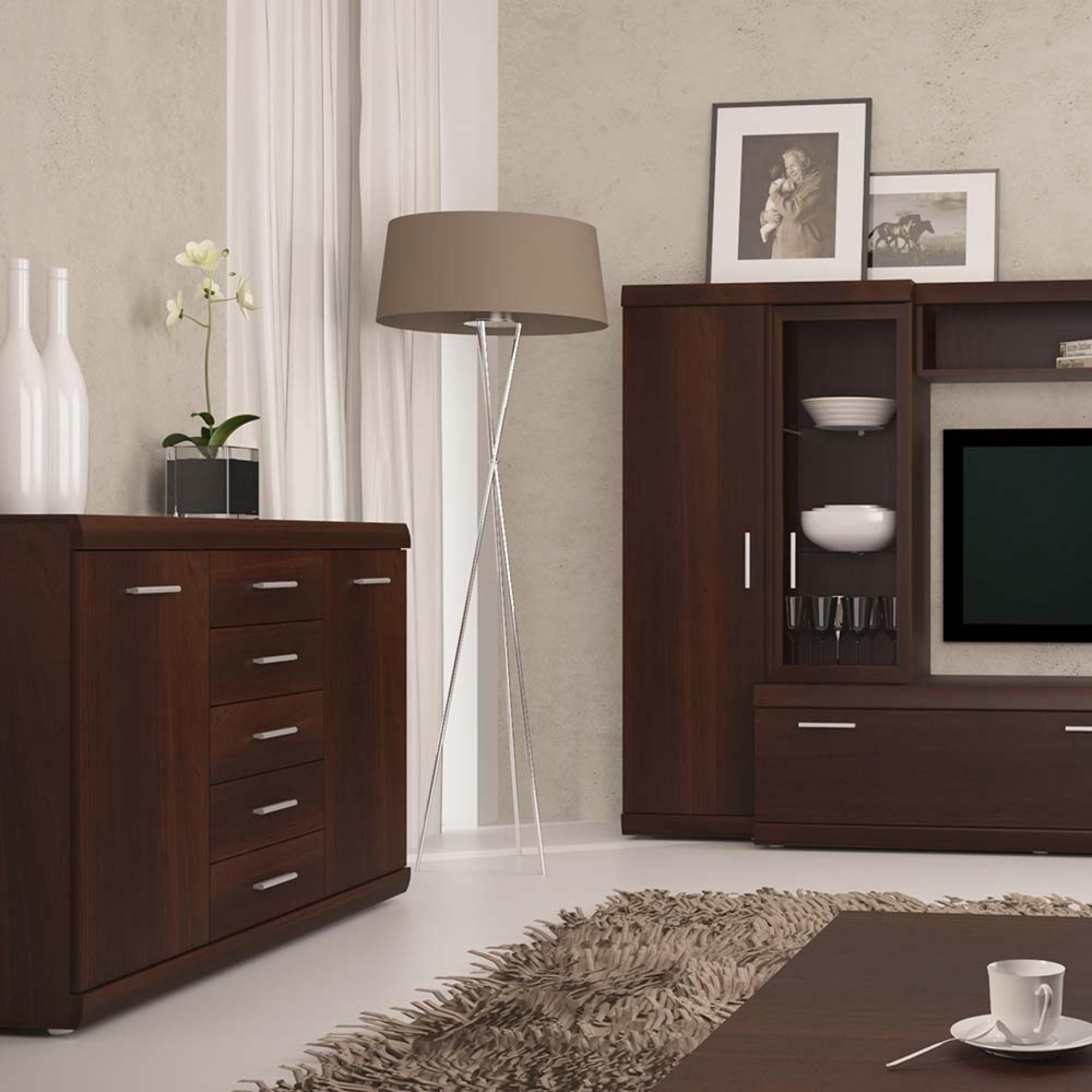 Imperial Sideboard - Medium - 2 Door - 5 Drawer - Mahogany