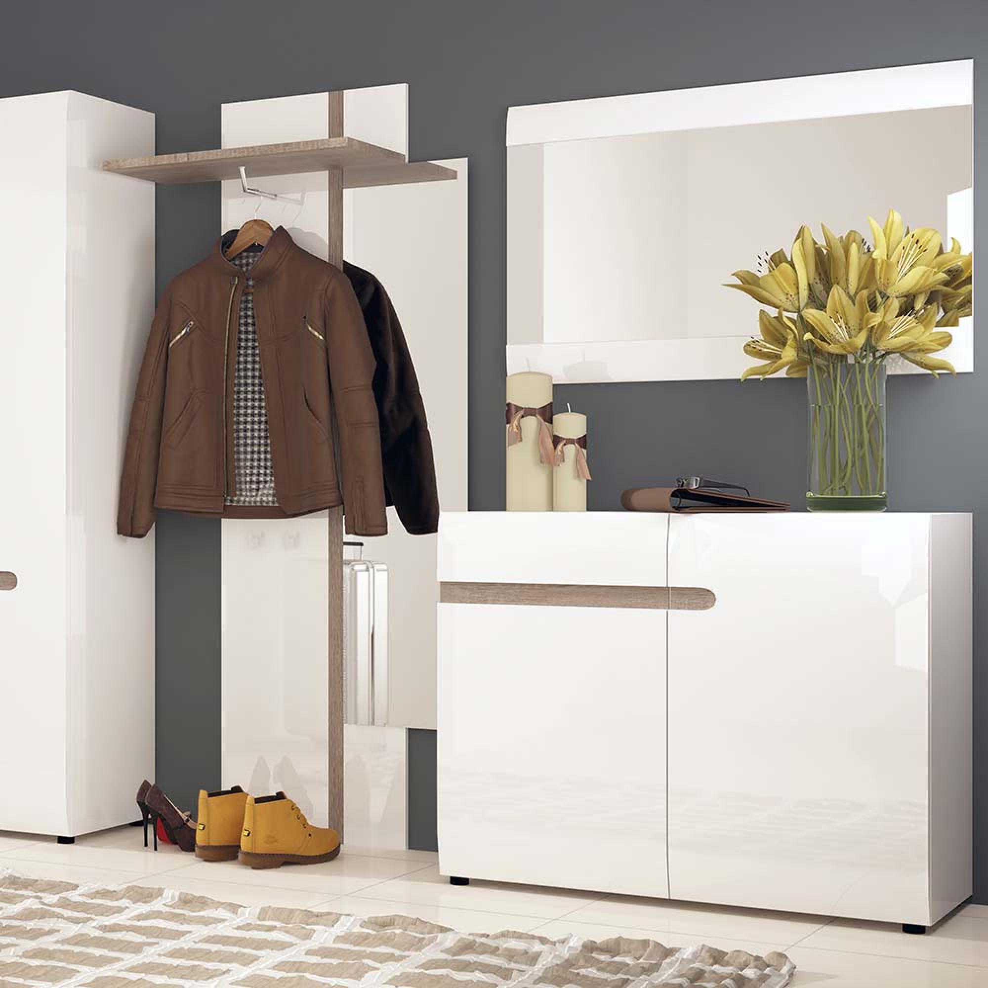 Chelsea Sideboard - 2 Door - 1 Drawer - Small - White Gloss