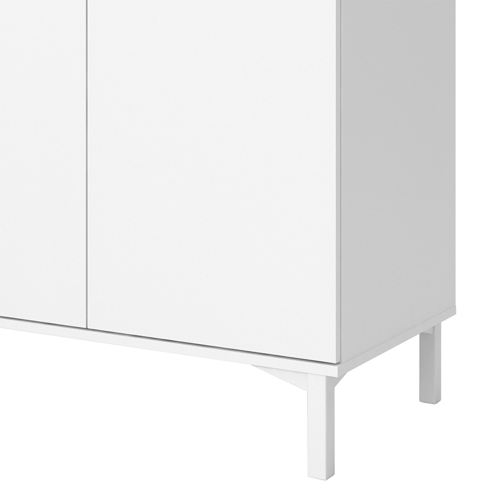 Roomers Sideboard - 3 Door - 3 Drawer - Large - White