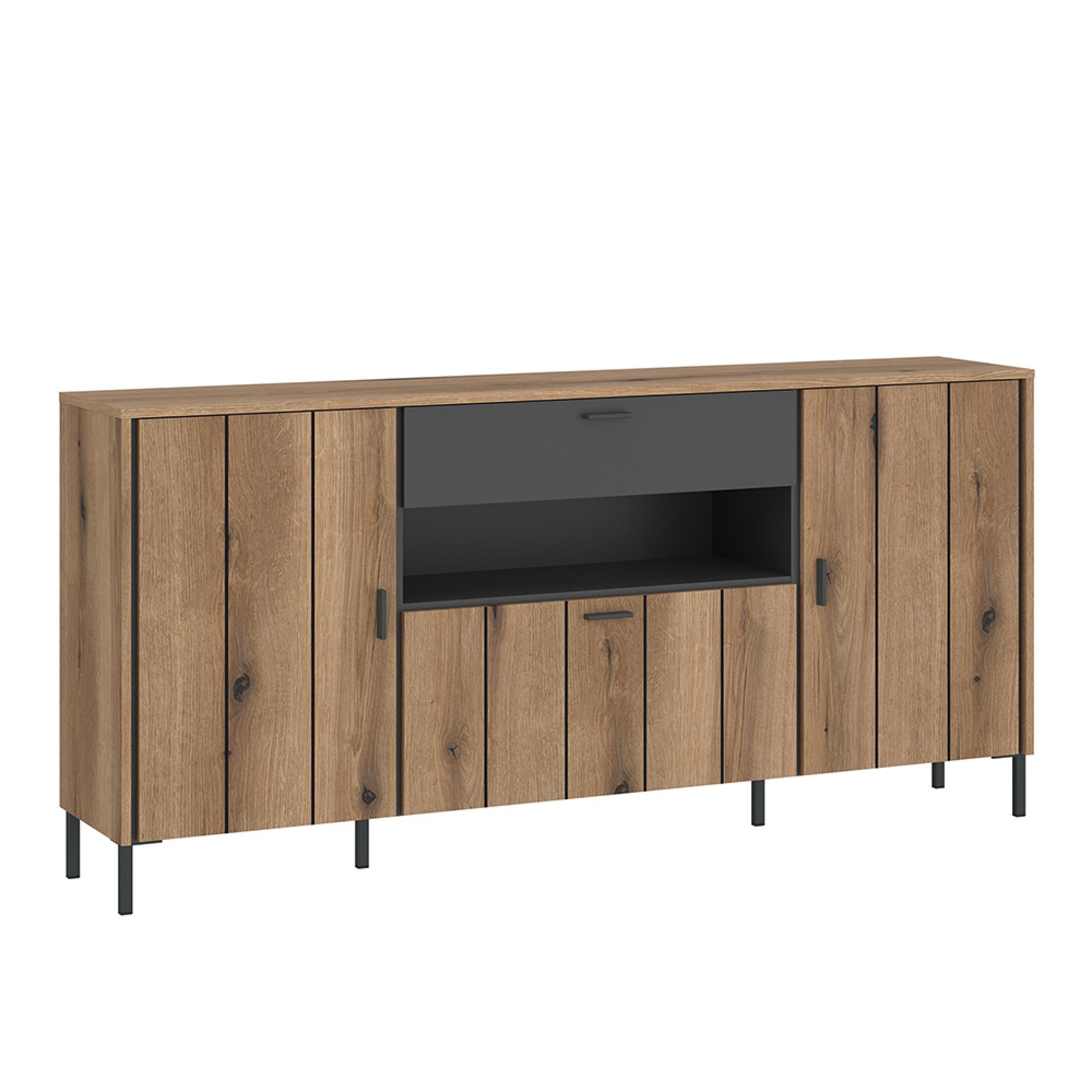 Arundel Sideboard - 2 Door - 1 Drawer - Large - Oak
