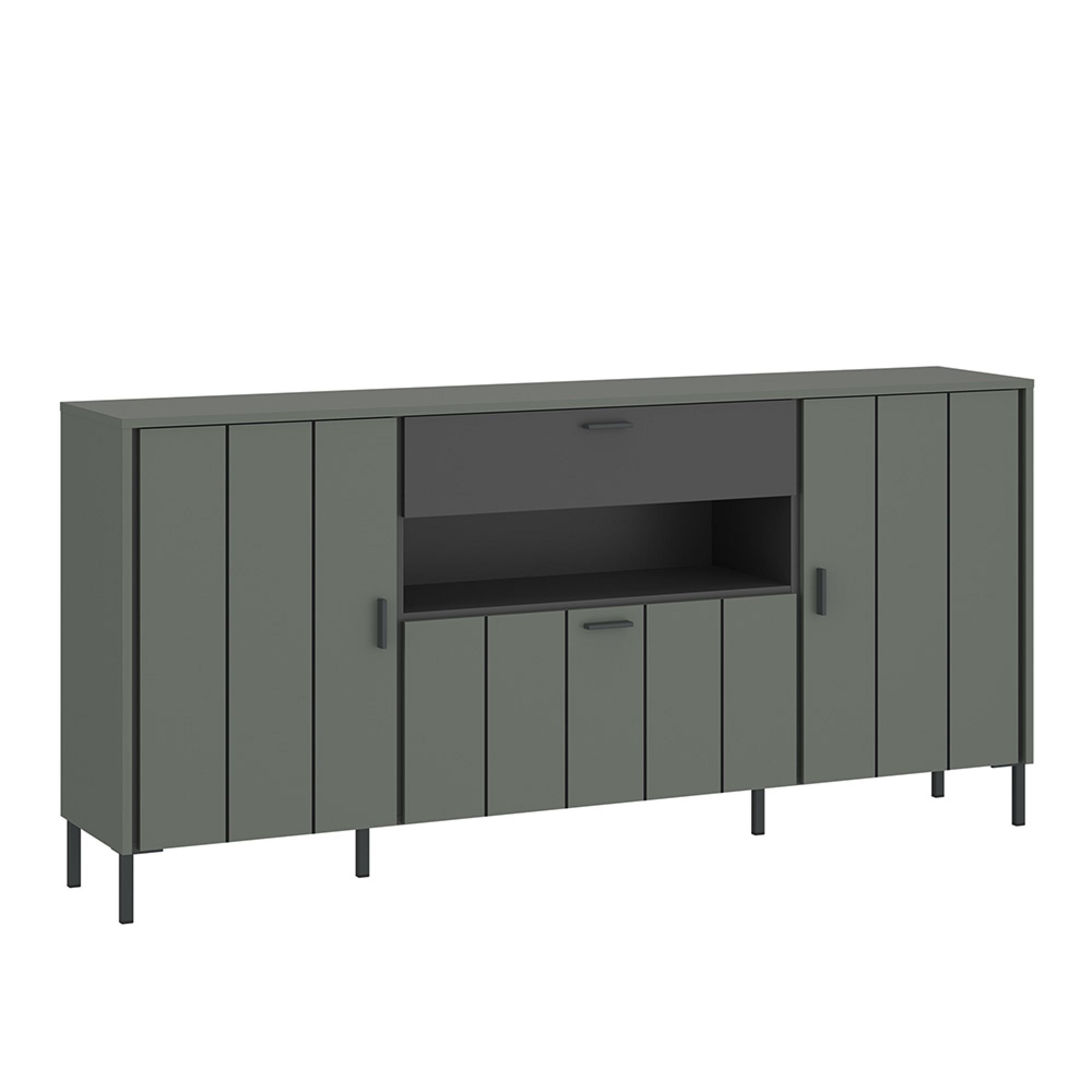 Arundel Sideboard - 2 Door - 2 Drawer - Large - Green
