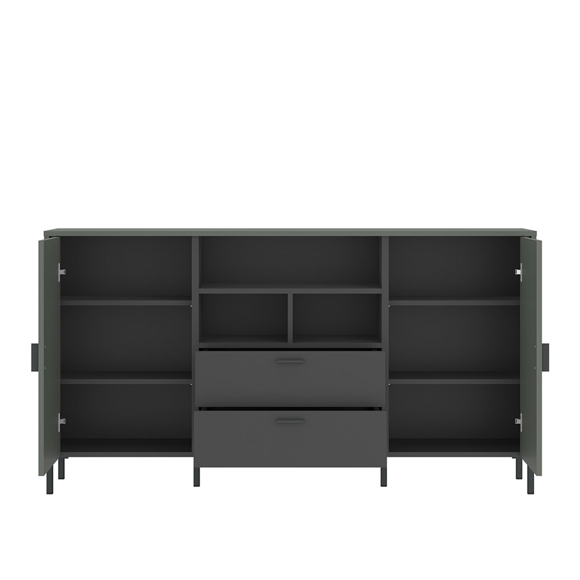 Arundel Sideboard - 2 Door - 2 Drawer - Medium - Green