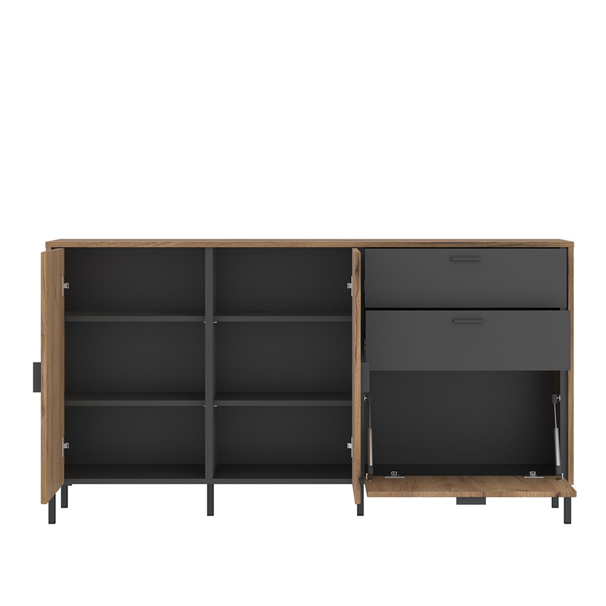 Arundel Sideboard - 2 Door - 2 Drawer - Medium - Oak