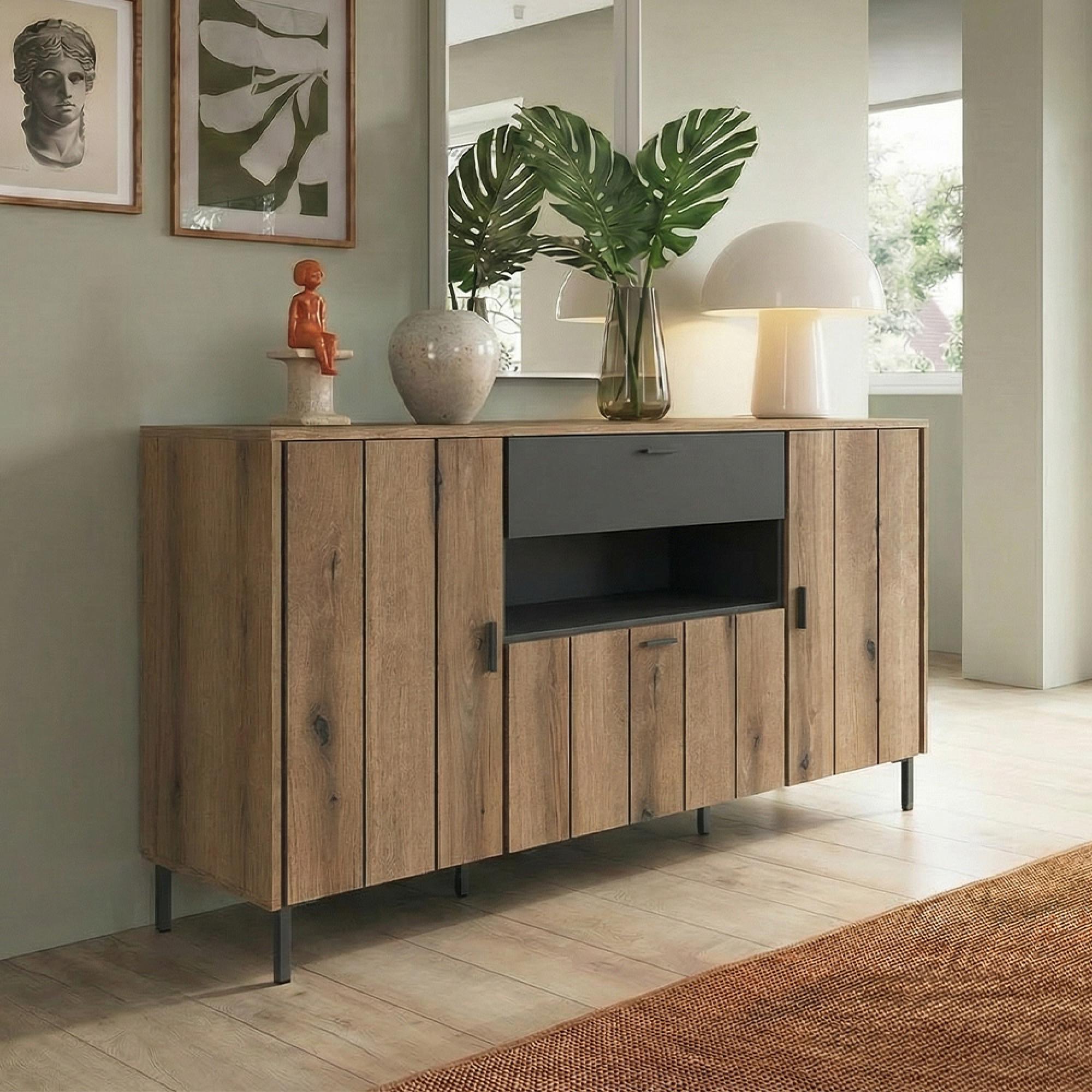 Arundel Sideboard - 2 Door - 1 Drawer - Large - Oak