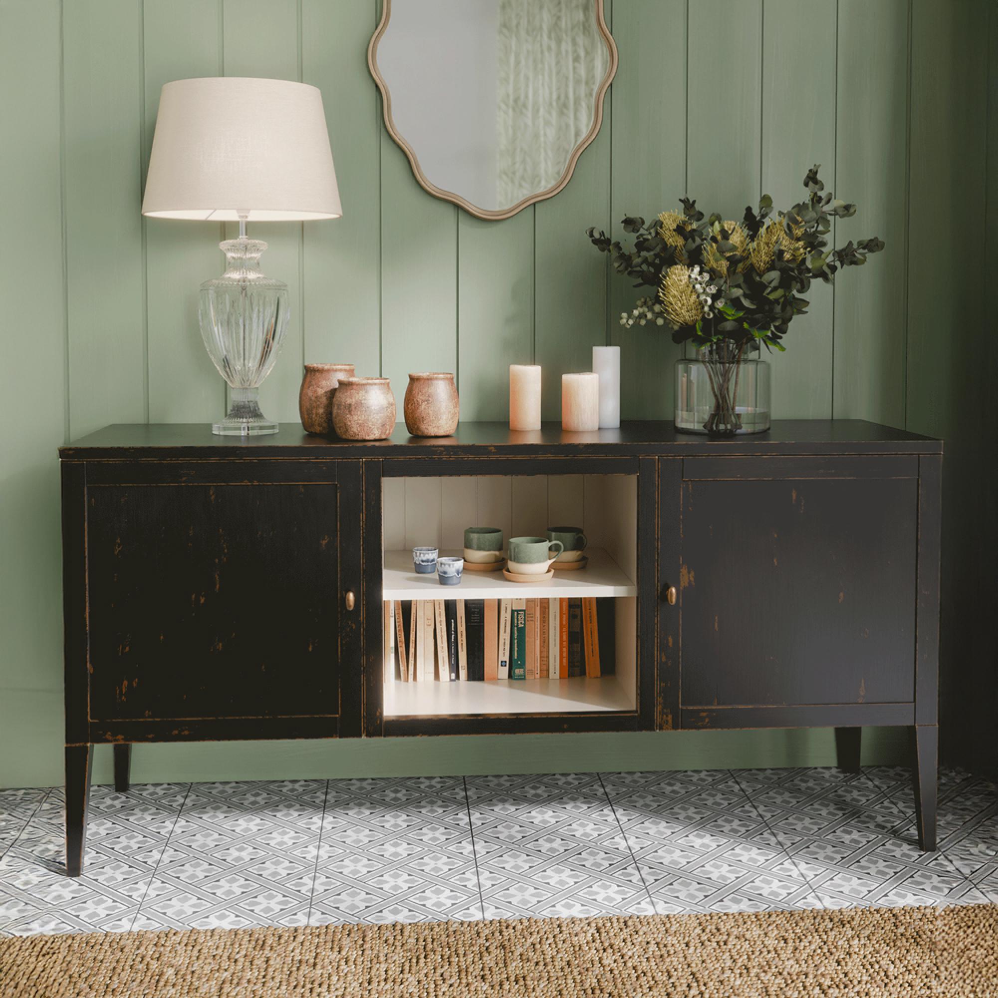 Barwick Sideboard - 2 Door - Charcoal