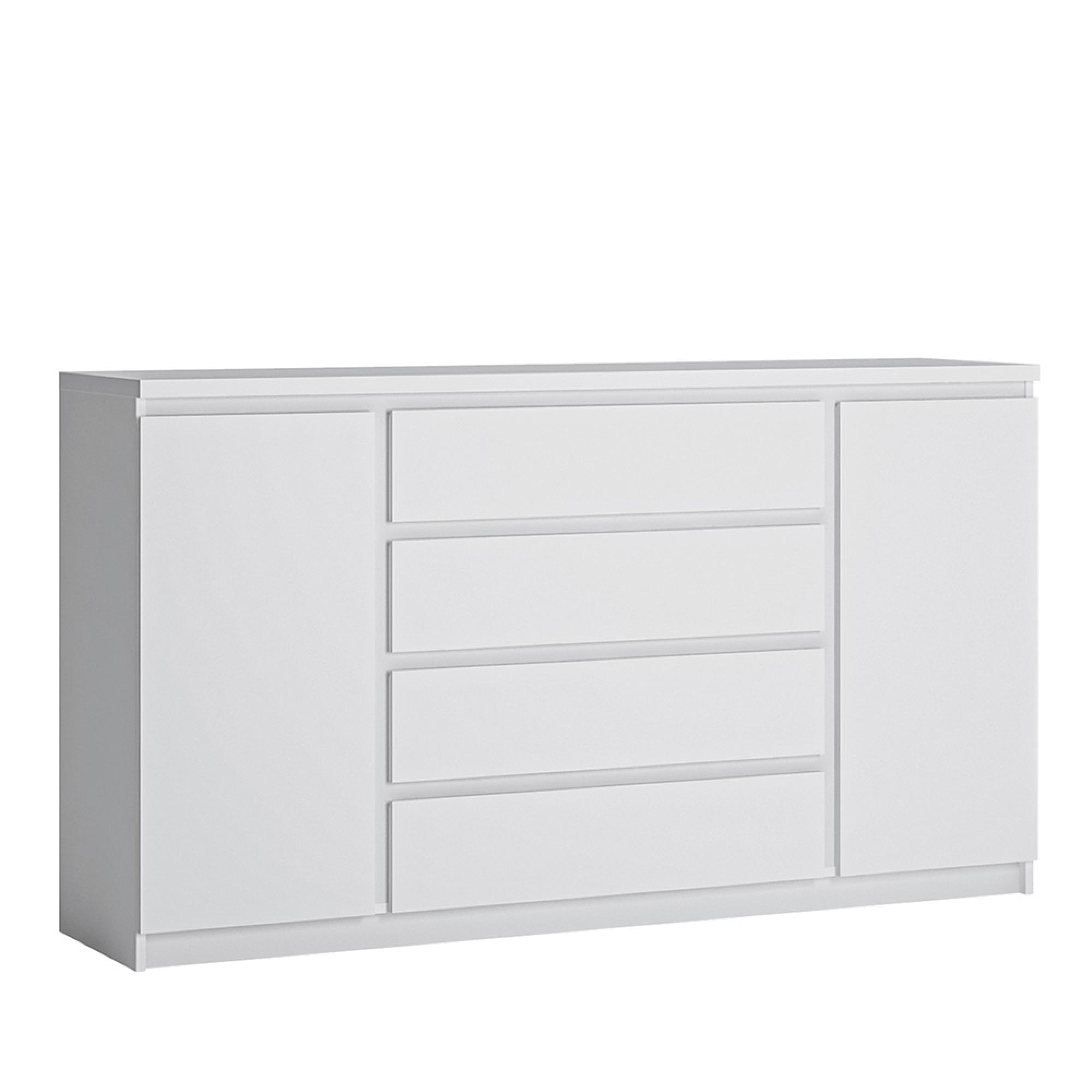 Fribo Sideboard - 2 Door - 4 Drawer - Large - White