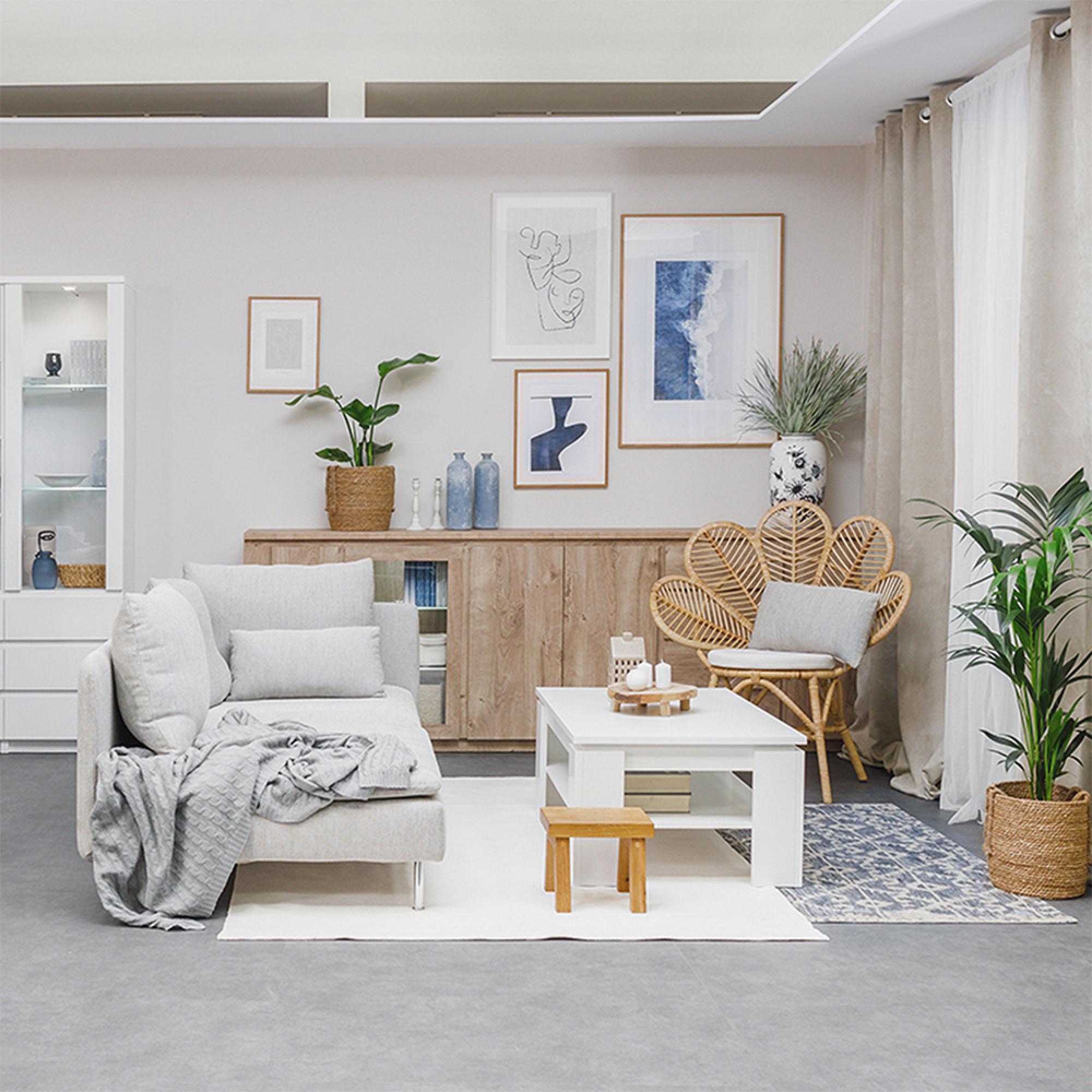 Fribo Sideboard - 2 Door - 4 Drawer - Medium - Oak