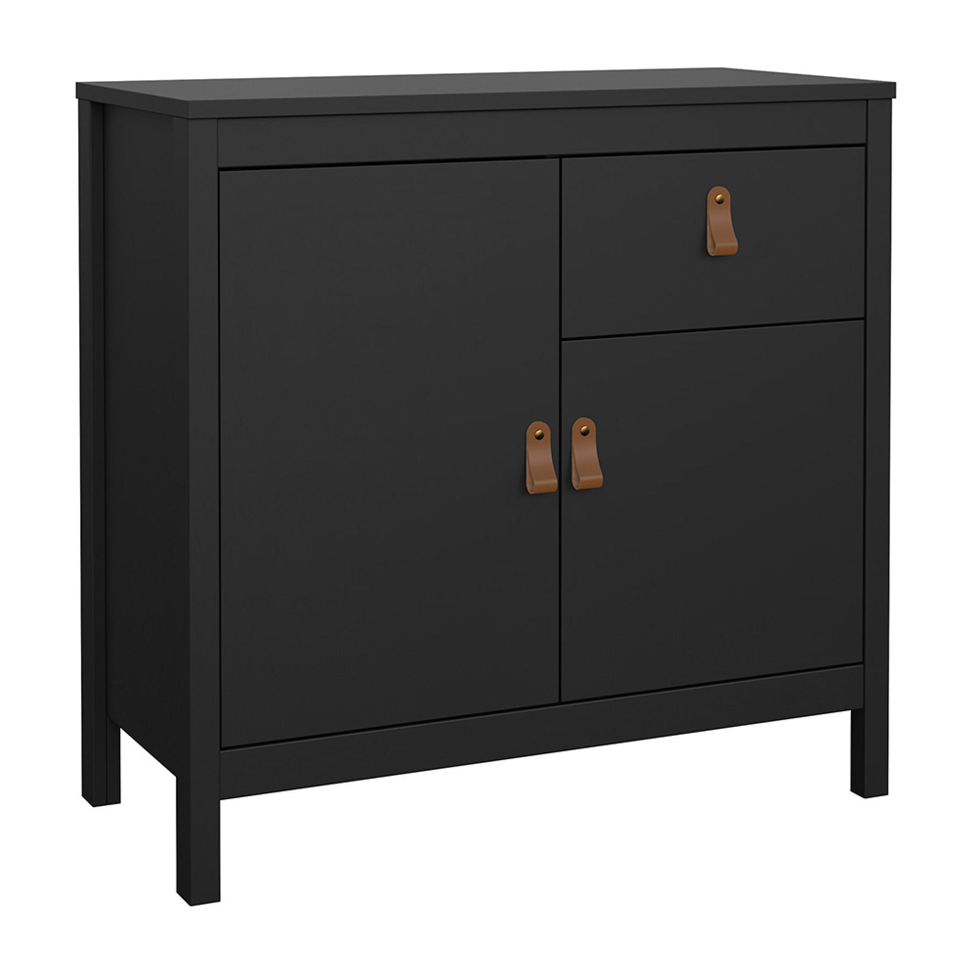Barcelona Sideboard - 2 Door - 1 Drawer - Small - Black