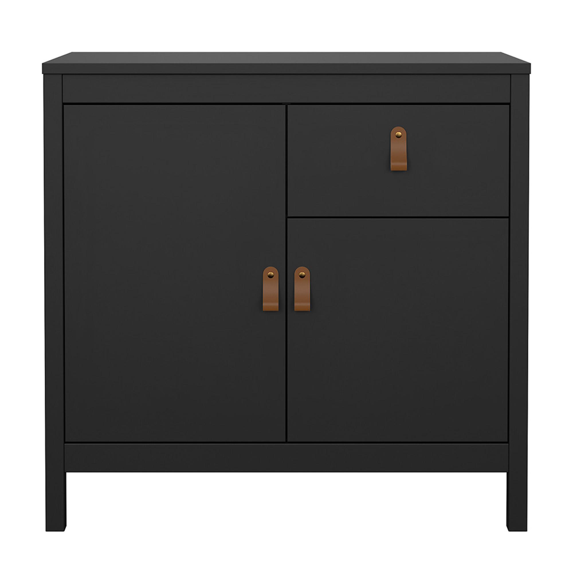 Barcelona Sideboard - 2 Door - 1 Drawer - Small - Black