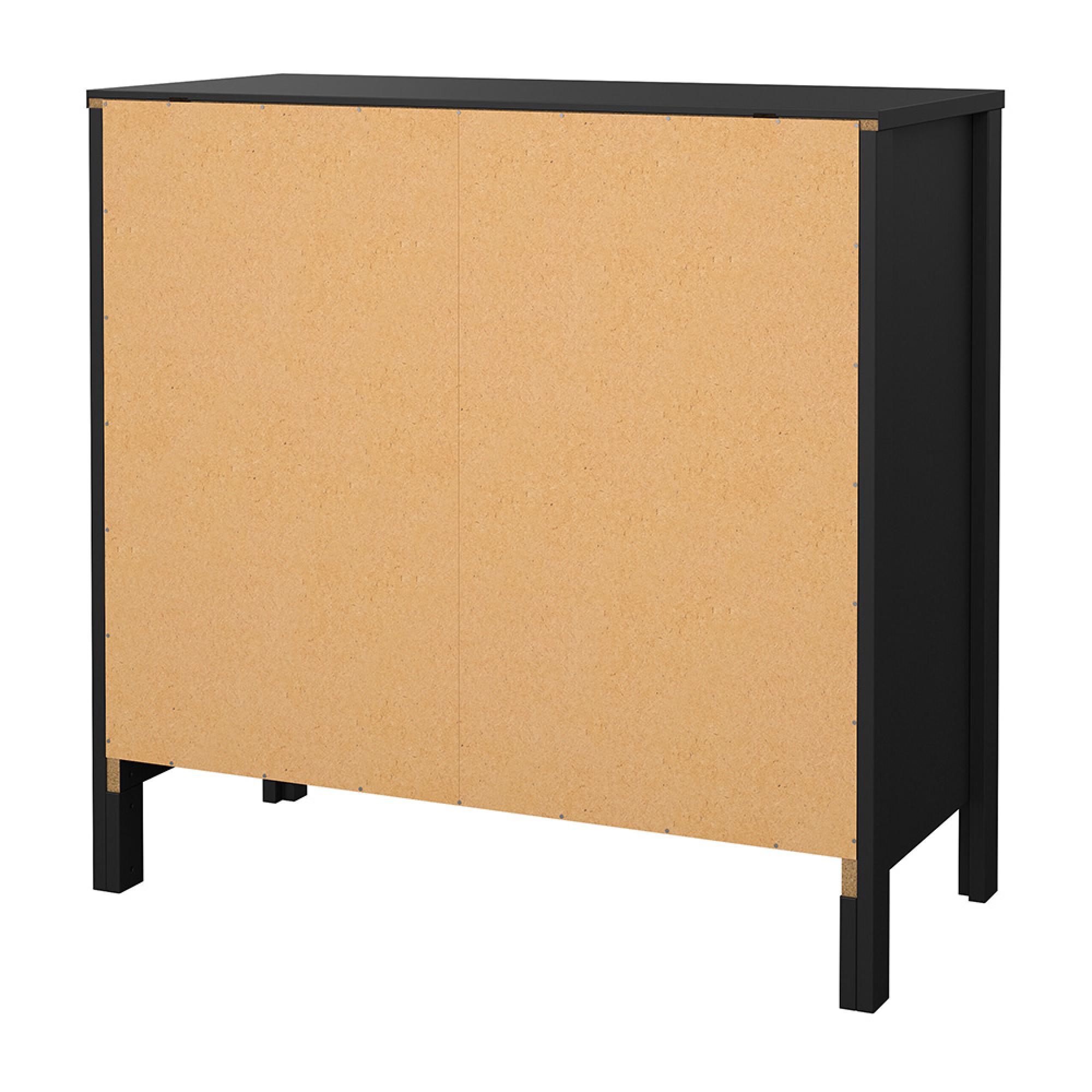 Barcelona Sideboard - 2 Door - 1 Drawer - Small - Black