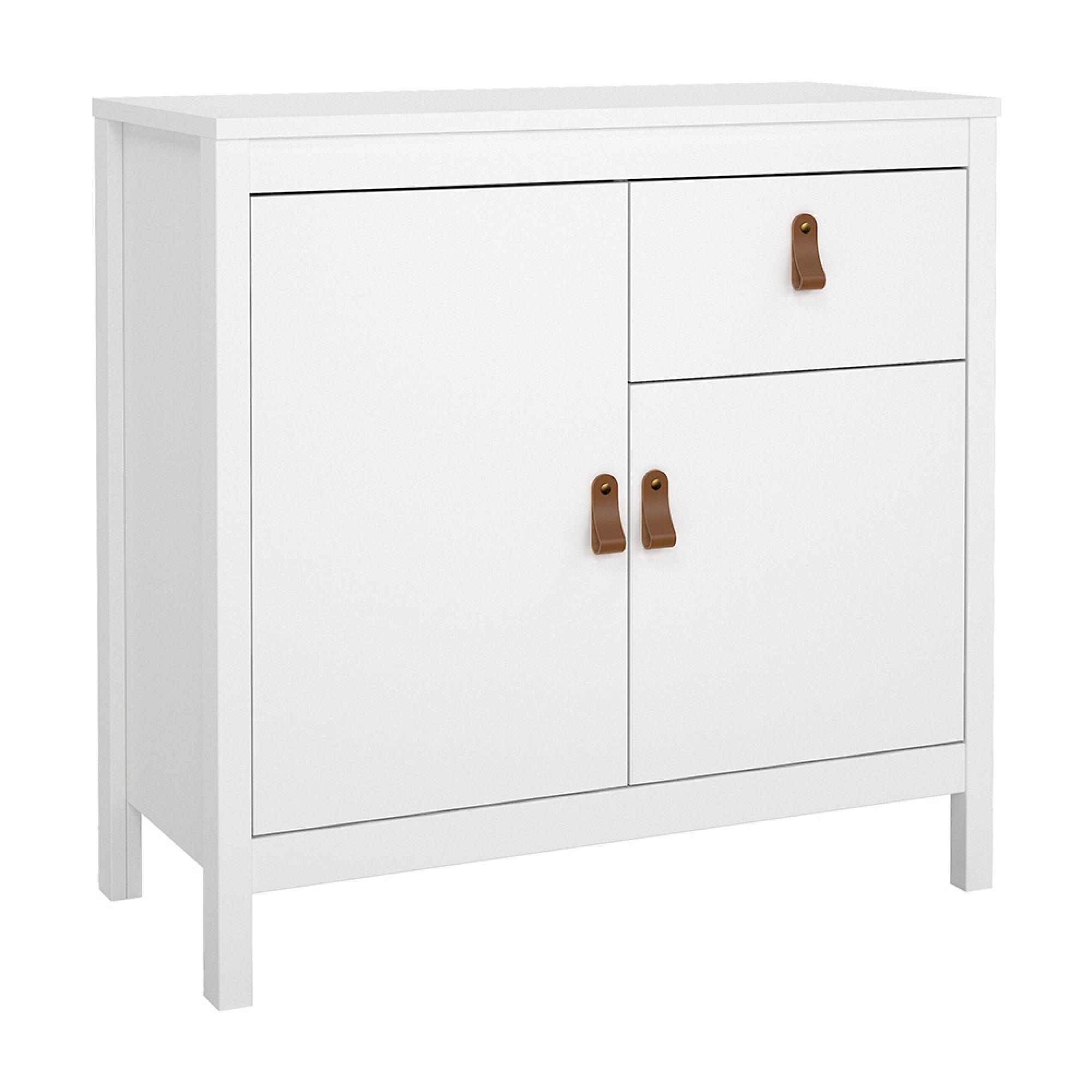 Barcelona Sideboard - 2 Door - 1 Drawer - Small - White