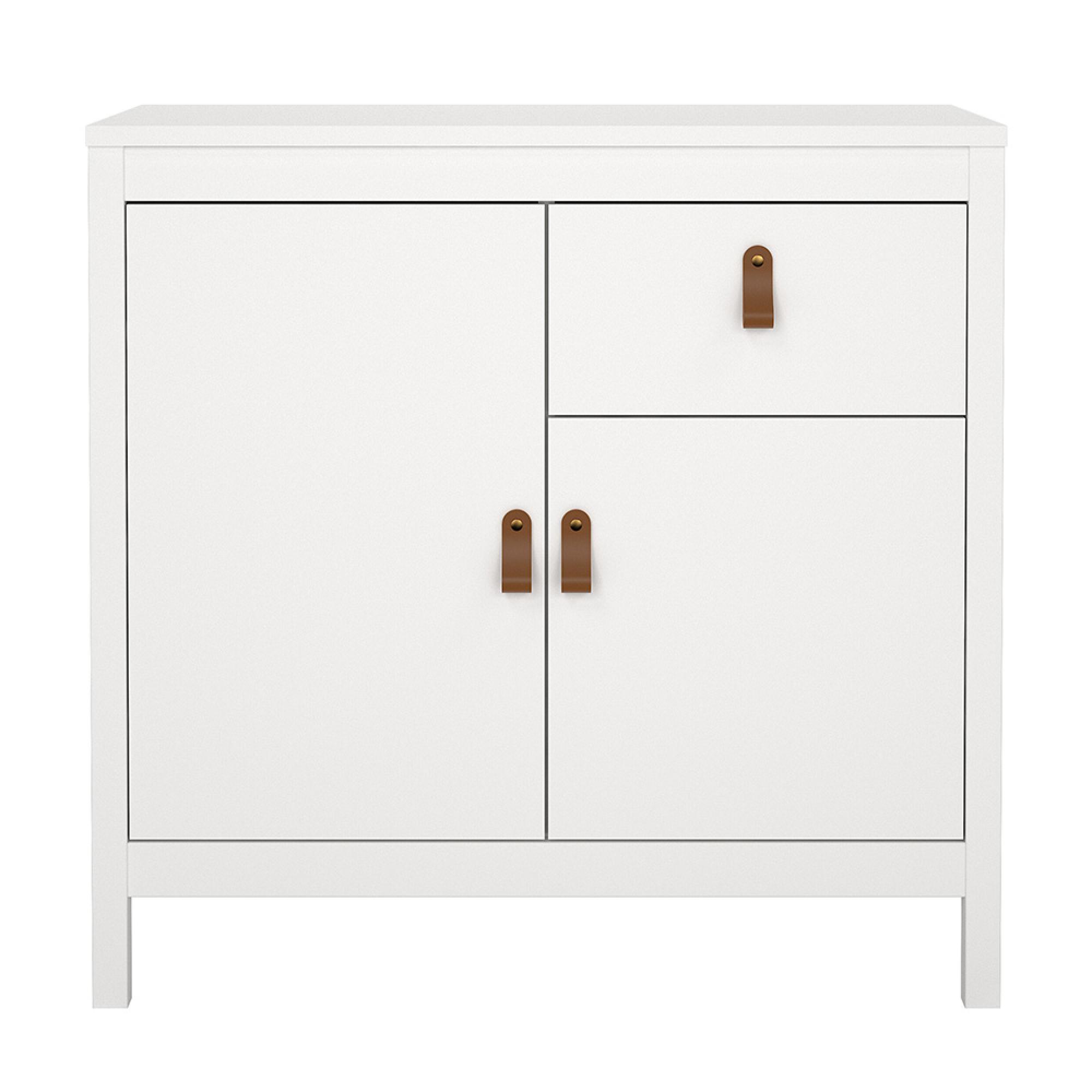 Barcelona Sideboard - 2 Door - 1 Drawer - Small - White
