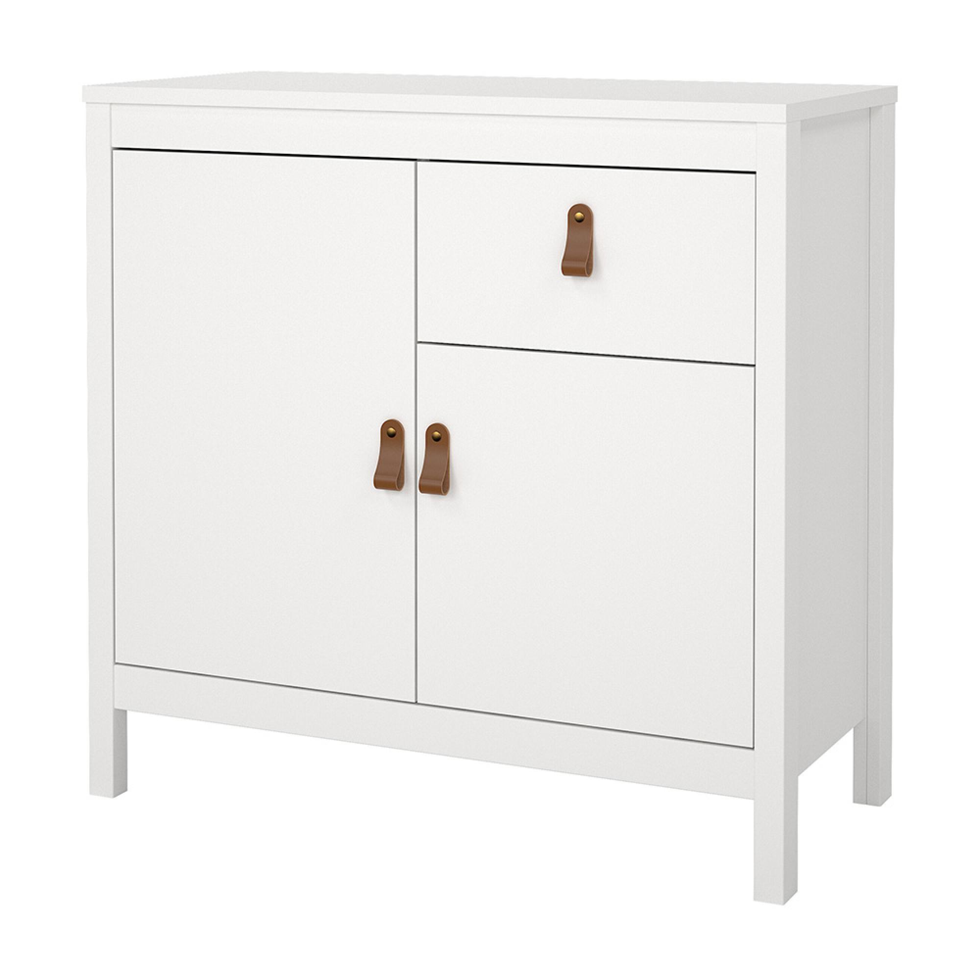 Barcelona Sideboard - 2 Door - 1 Drawer - Small - White