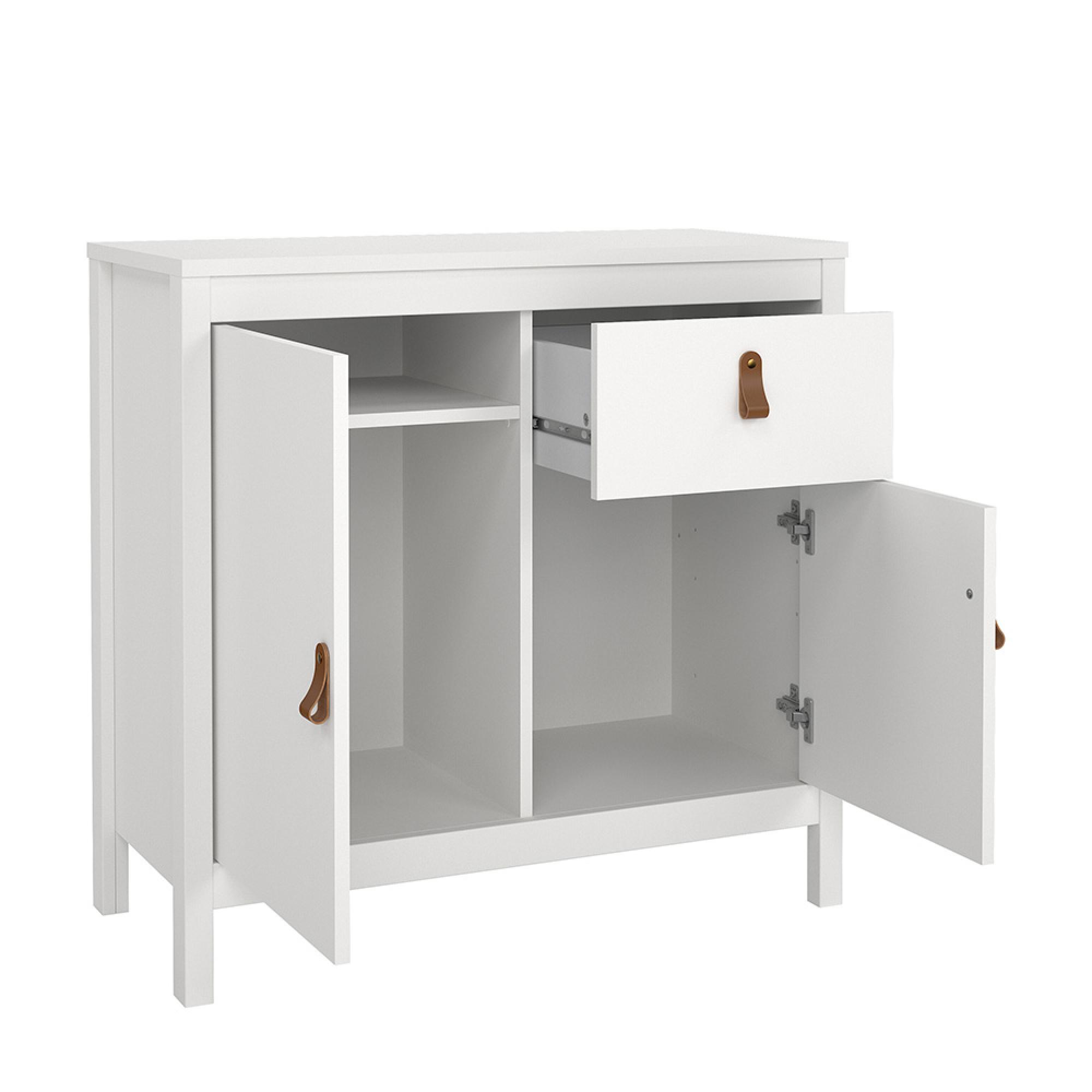 Barcelona Sideboard - 2 Door - 1 Drawer - Small - White