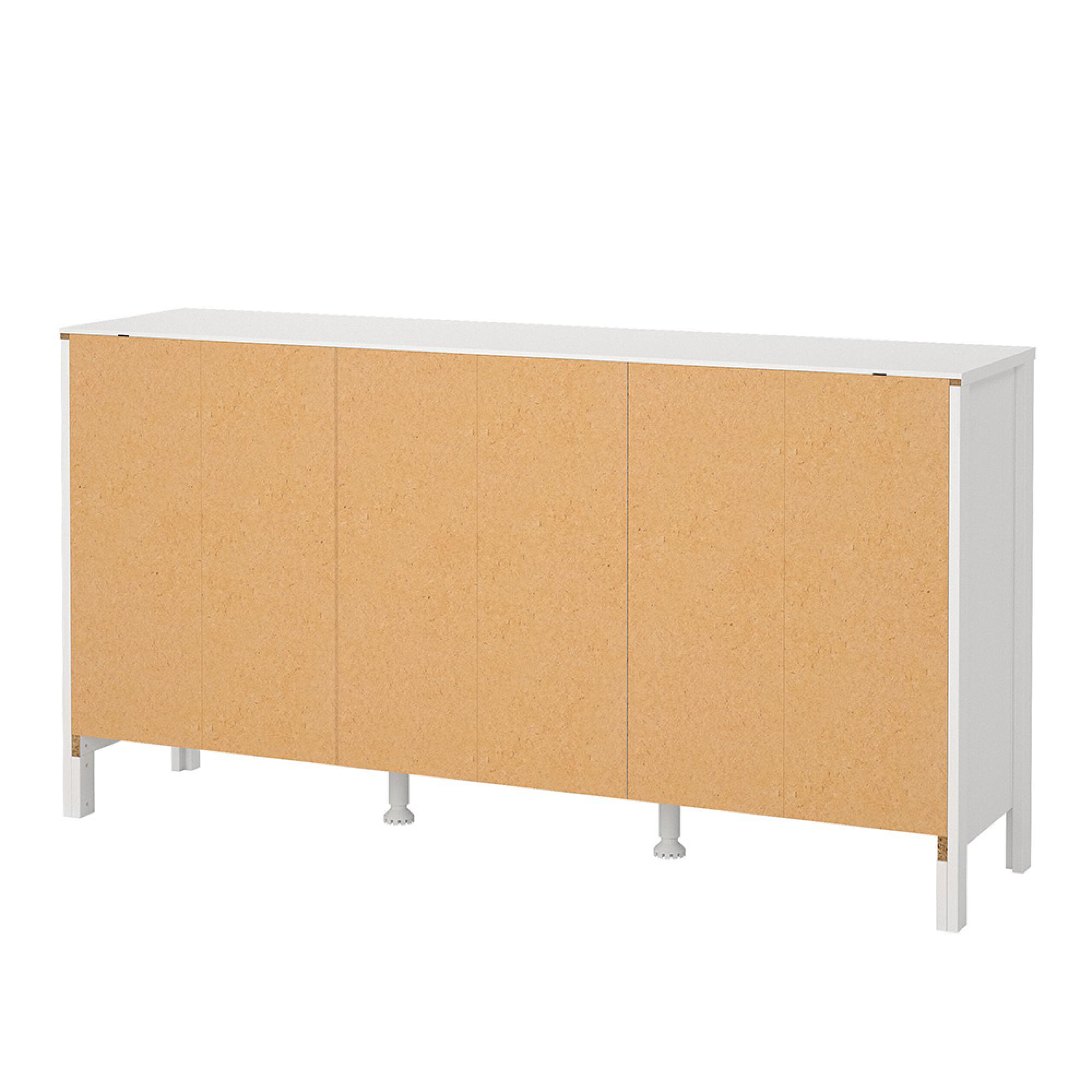 Madrid Sideboard - 2 Door - 3 Drawer - Medium - White