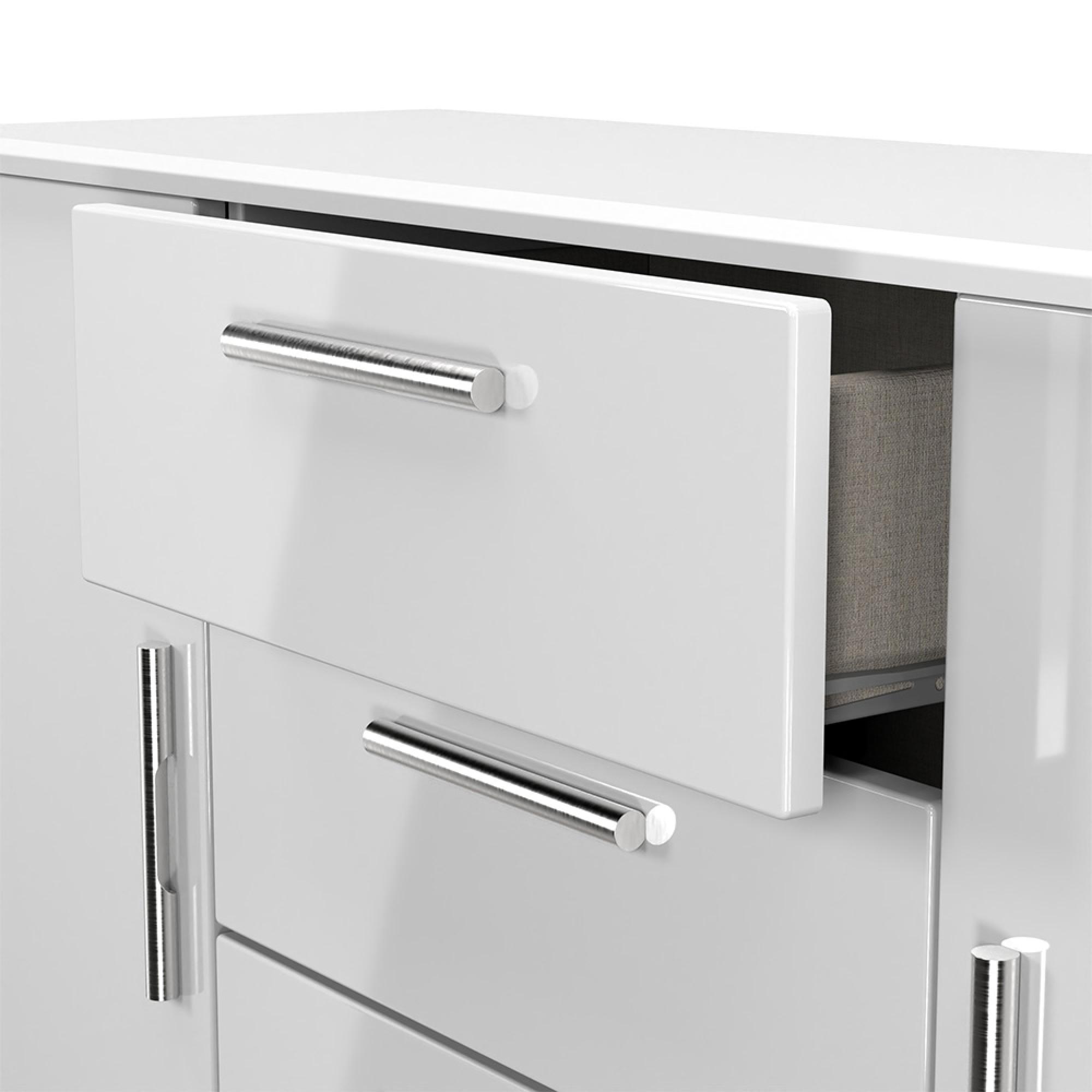 Knightsbridge Sideboard - Medium - 2 Door - White Gloss