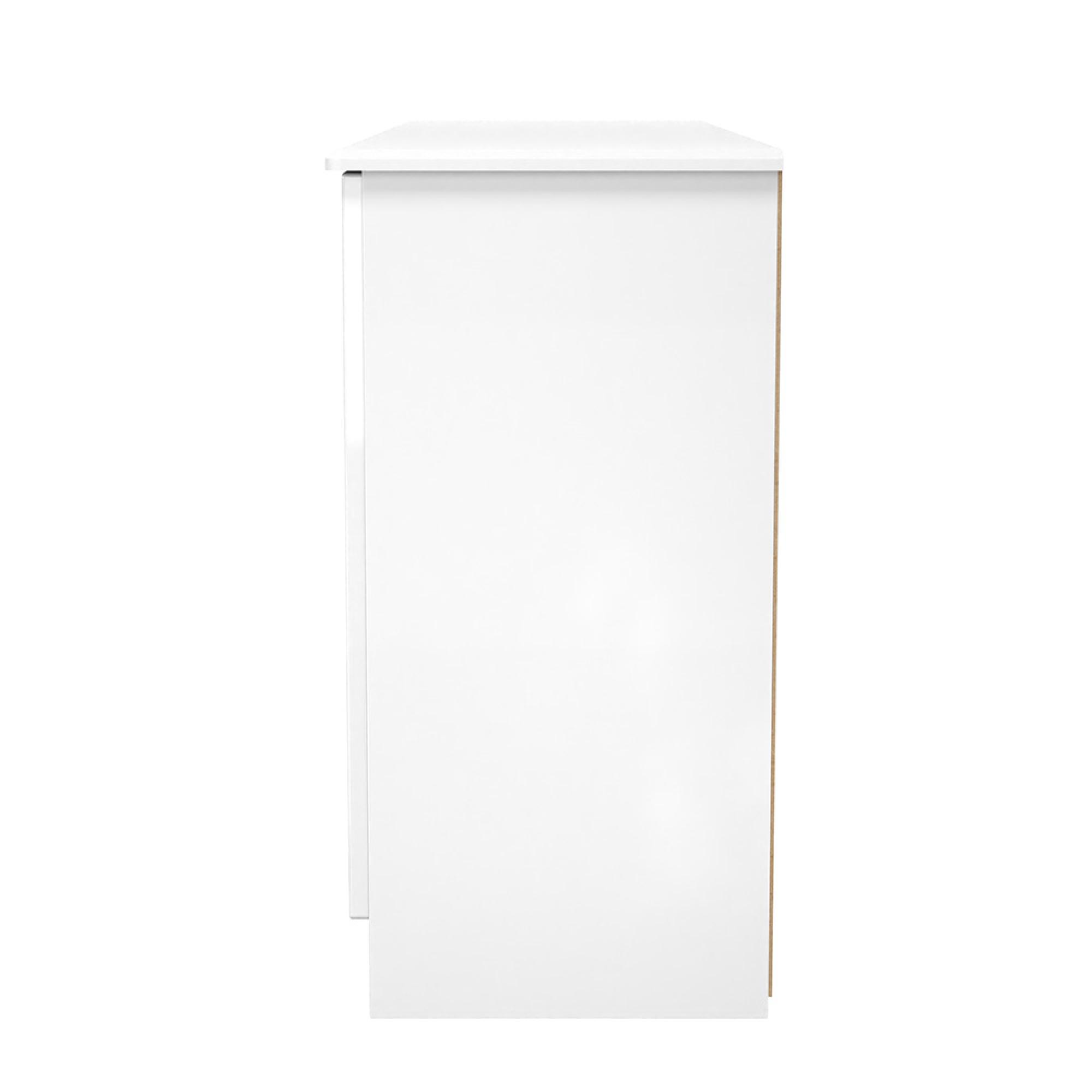 Knightsbridge Sideboard - Wide - 4 Door - White Gloss