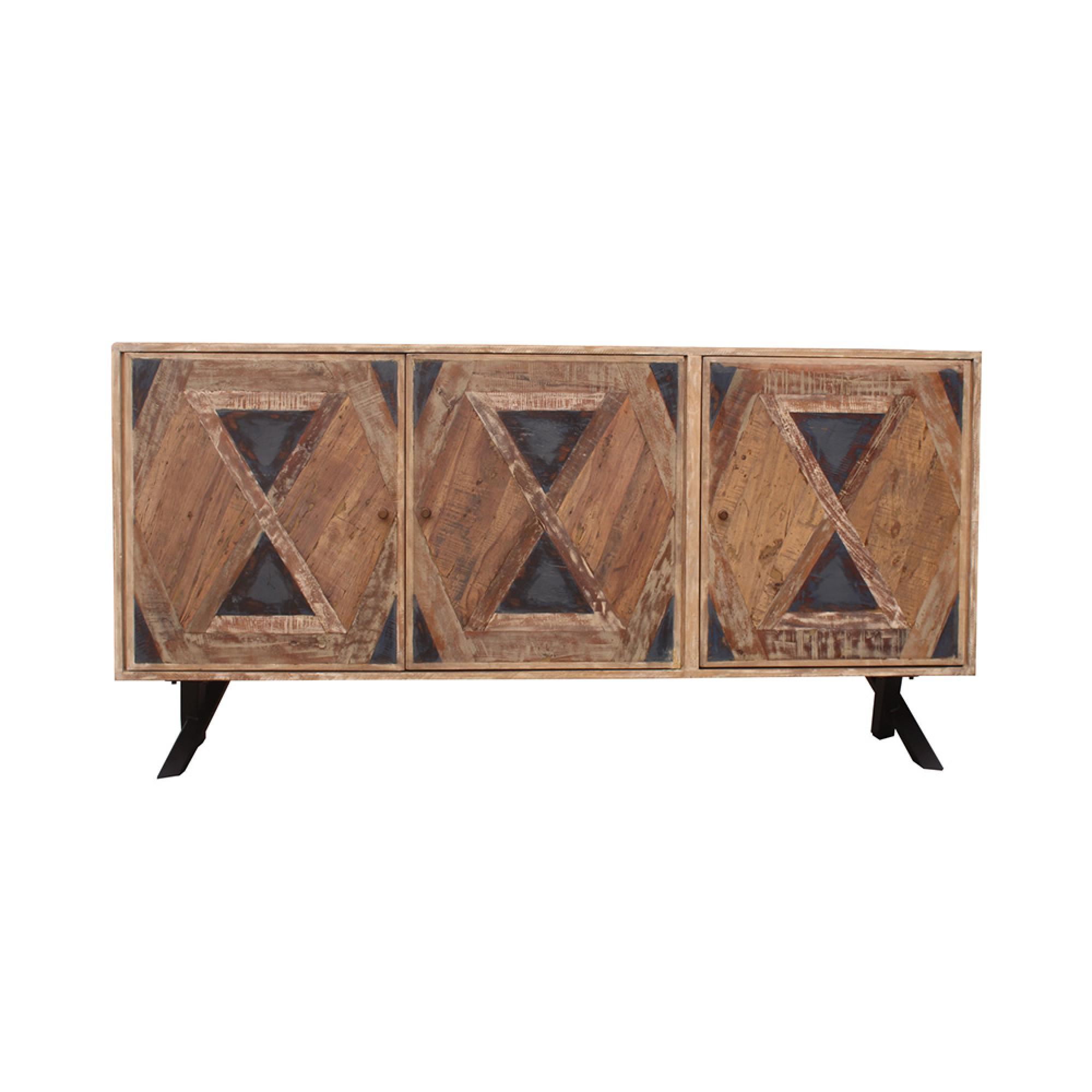 Juan Keruz Sideboard - 3 Door - Large - Acacia Wood