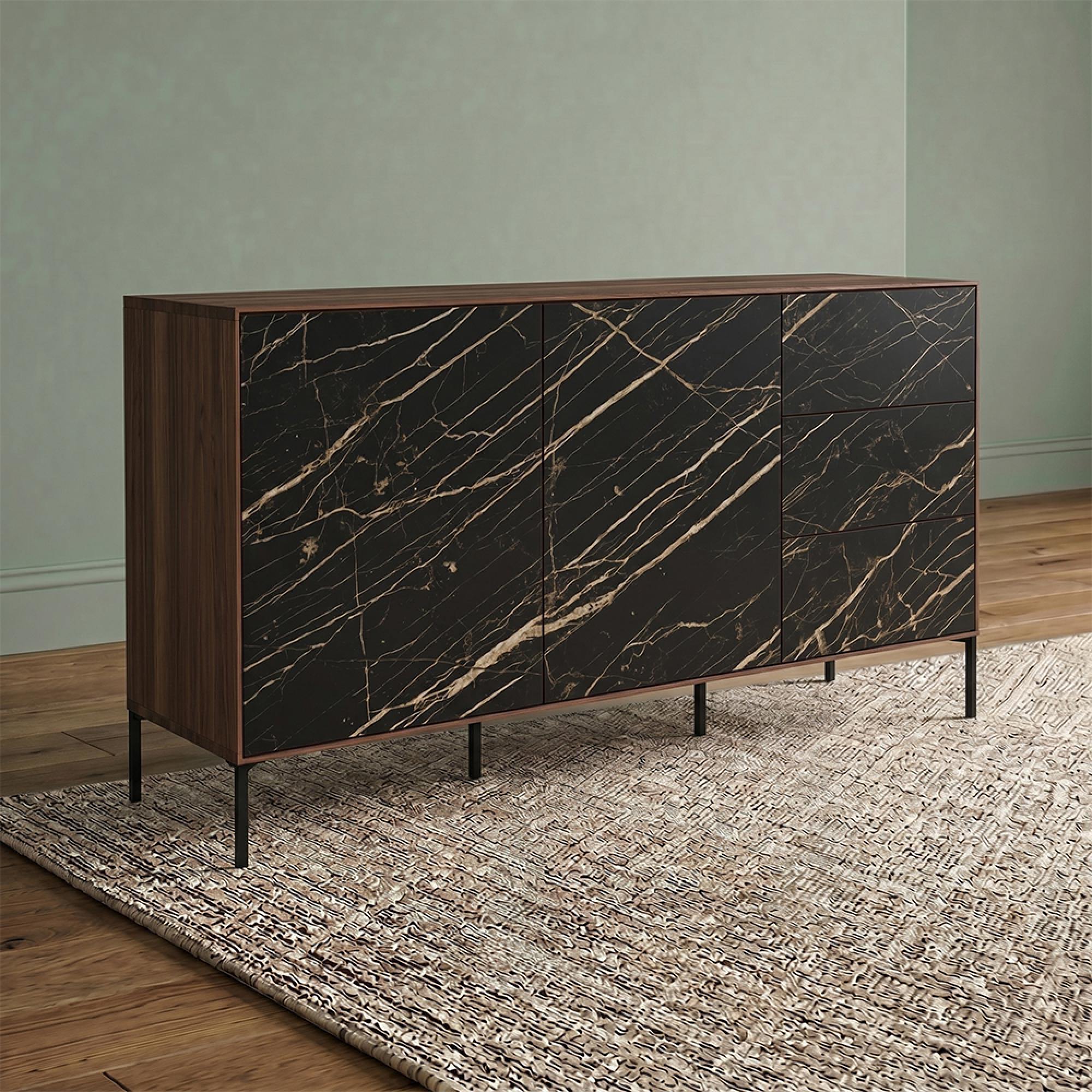 Helga Sideboard - 2 Door 3 Drawer - Oiled Walnut - Variation Available