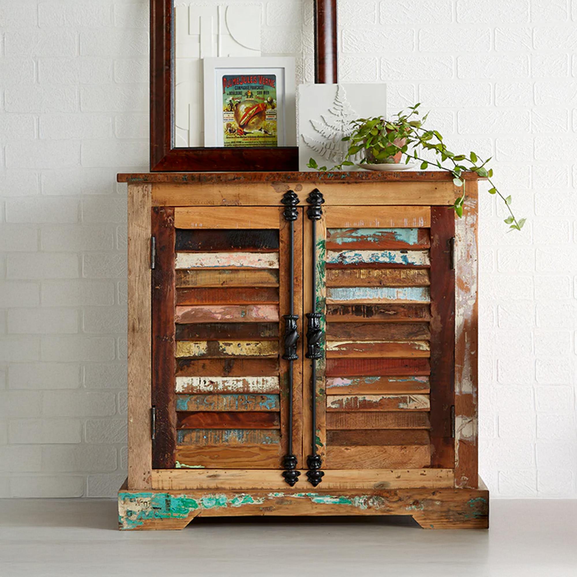 Coastal Sideboard - 2 Door - Small - Reclaimed Wood