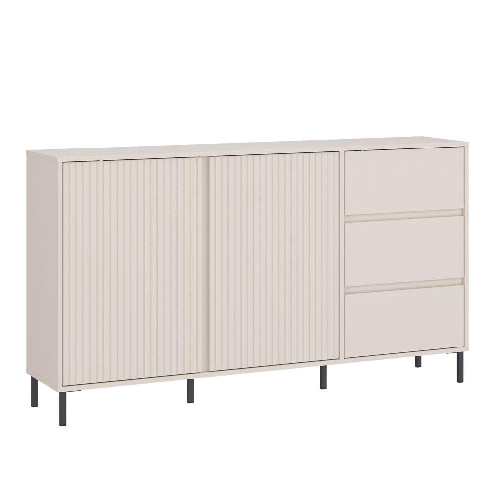 Avenale Sideboard - 2 Door - 3 Drawer - Medium - Cashmere