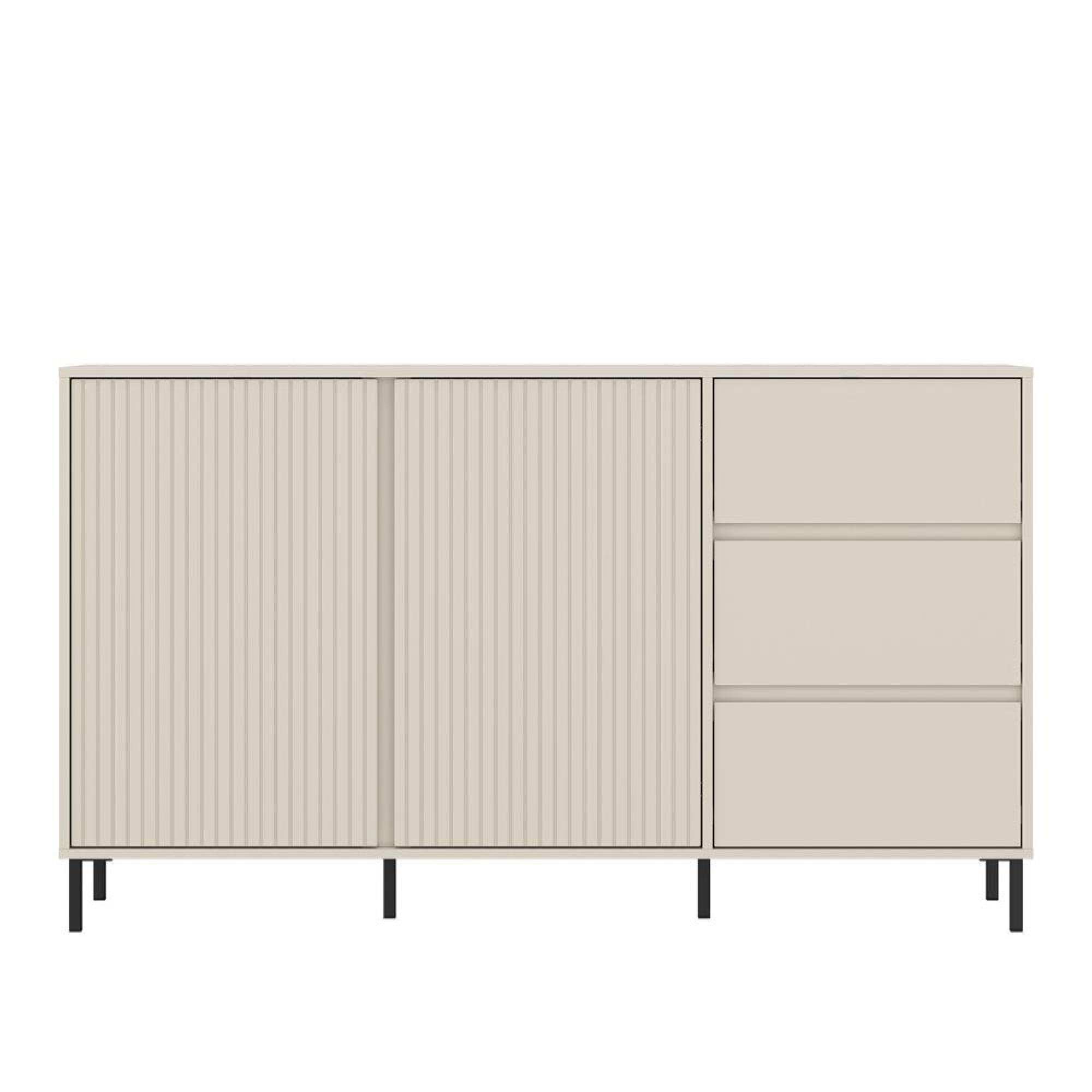 Avenale Sideboard - 2 Door - 3 Drawer - Medium - Cashmere