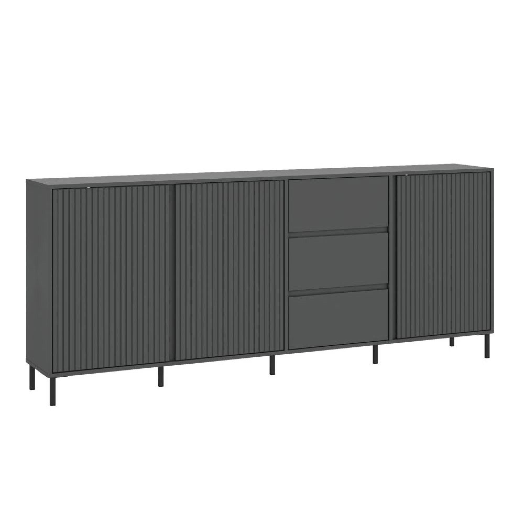 Avenale Sideboard - 3 Door - 3 Drawer - Extra Large - Anthracite