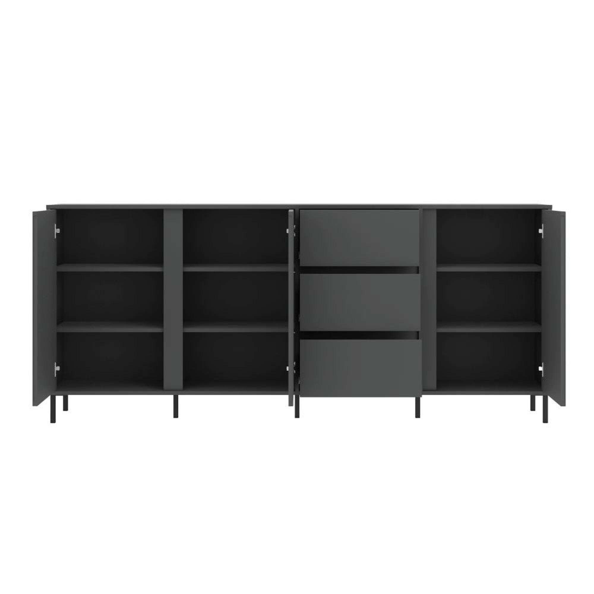 Avenale Sideboard - 3 Door - 3 Drawer - Extra Large - Anthracite
