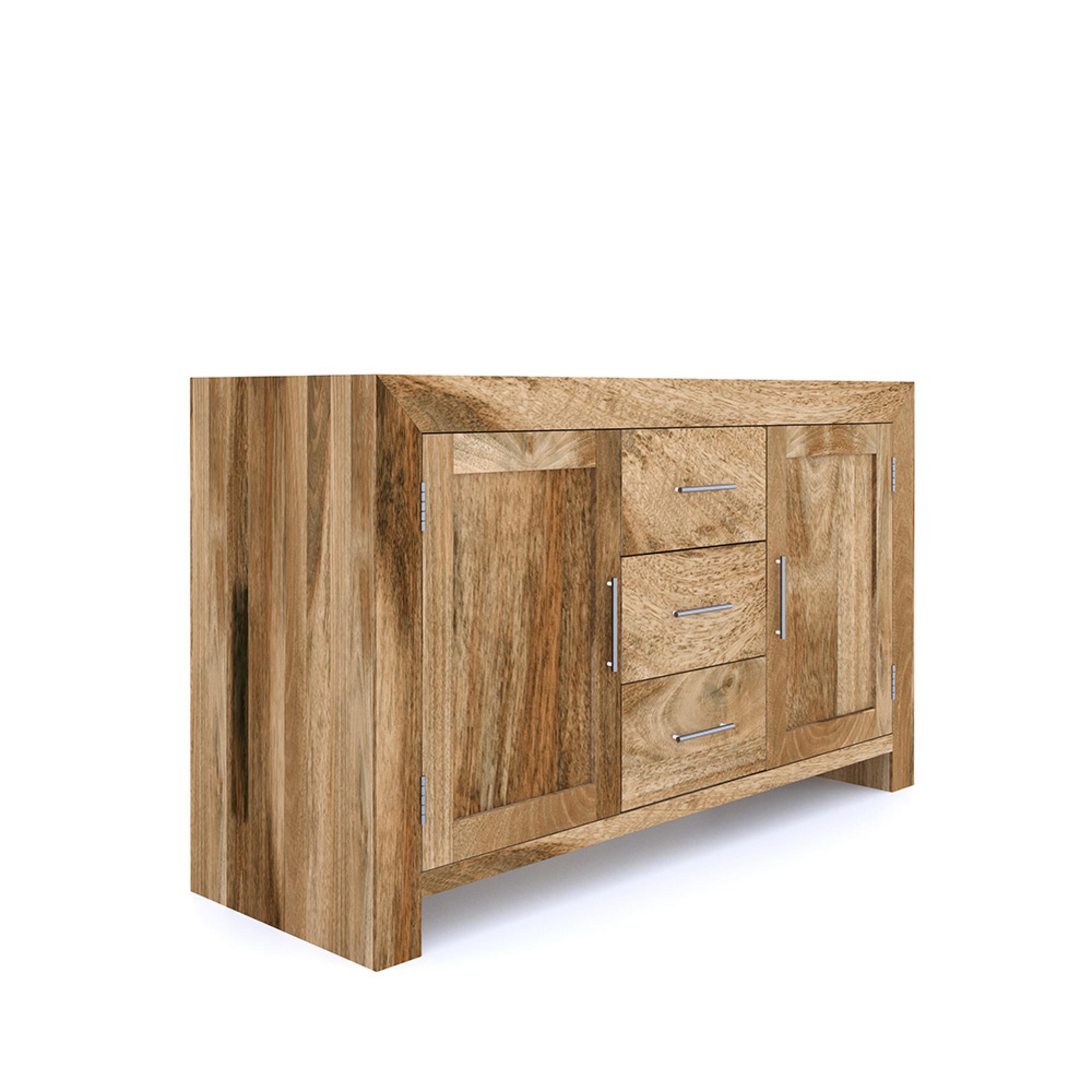 Cuban Sideboard - Small - 120cm - Natural Mango Wood