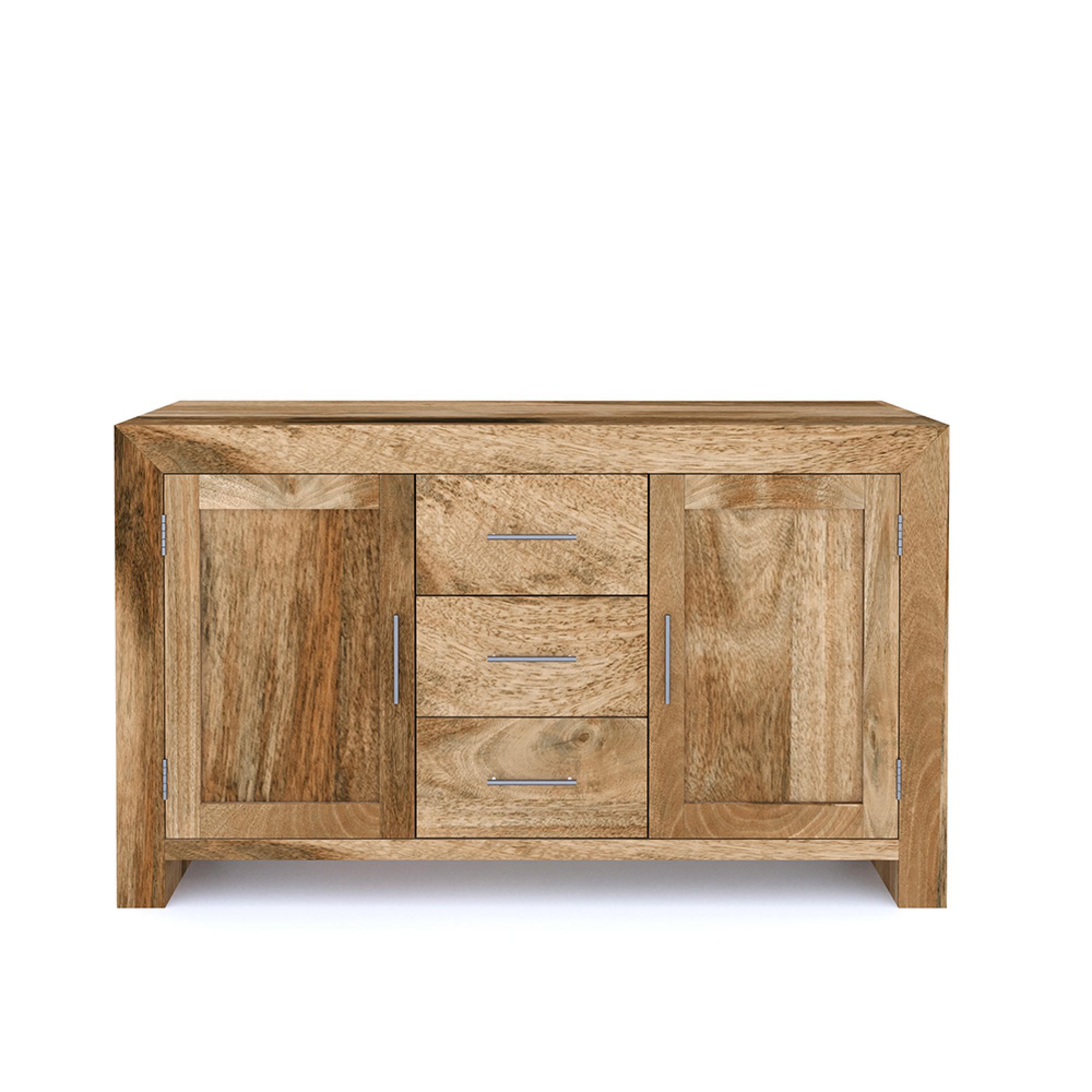 Cuban Sideboard - Small - 120cm - Natural Mango Wood