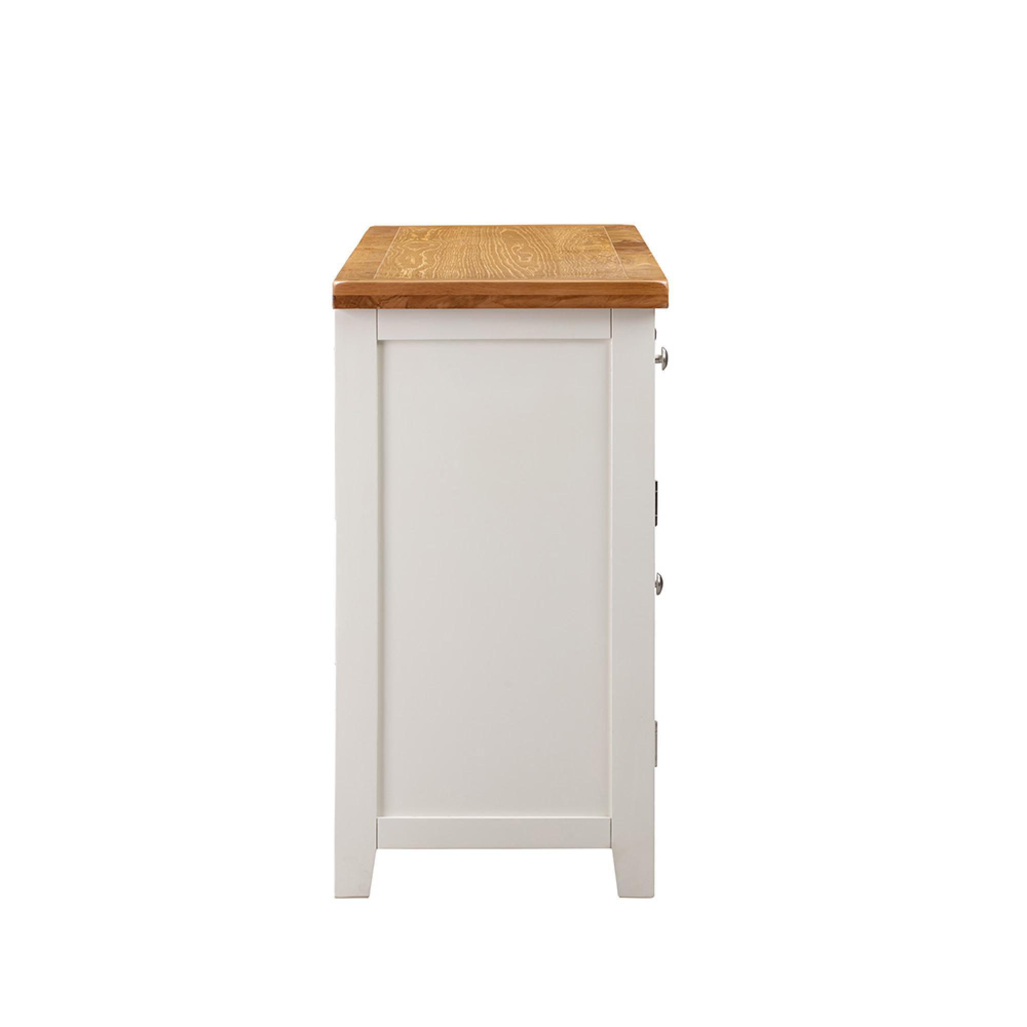 Melbourne Sideboard - 3 Door - Medium - White and Wood