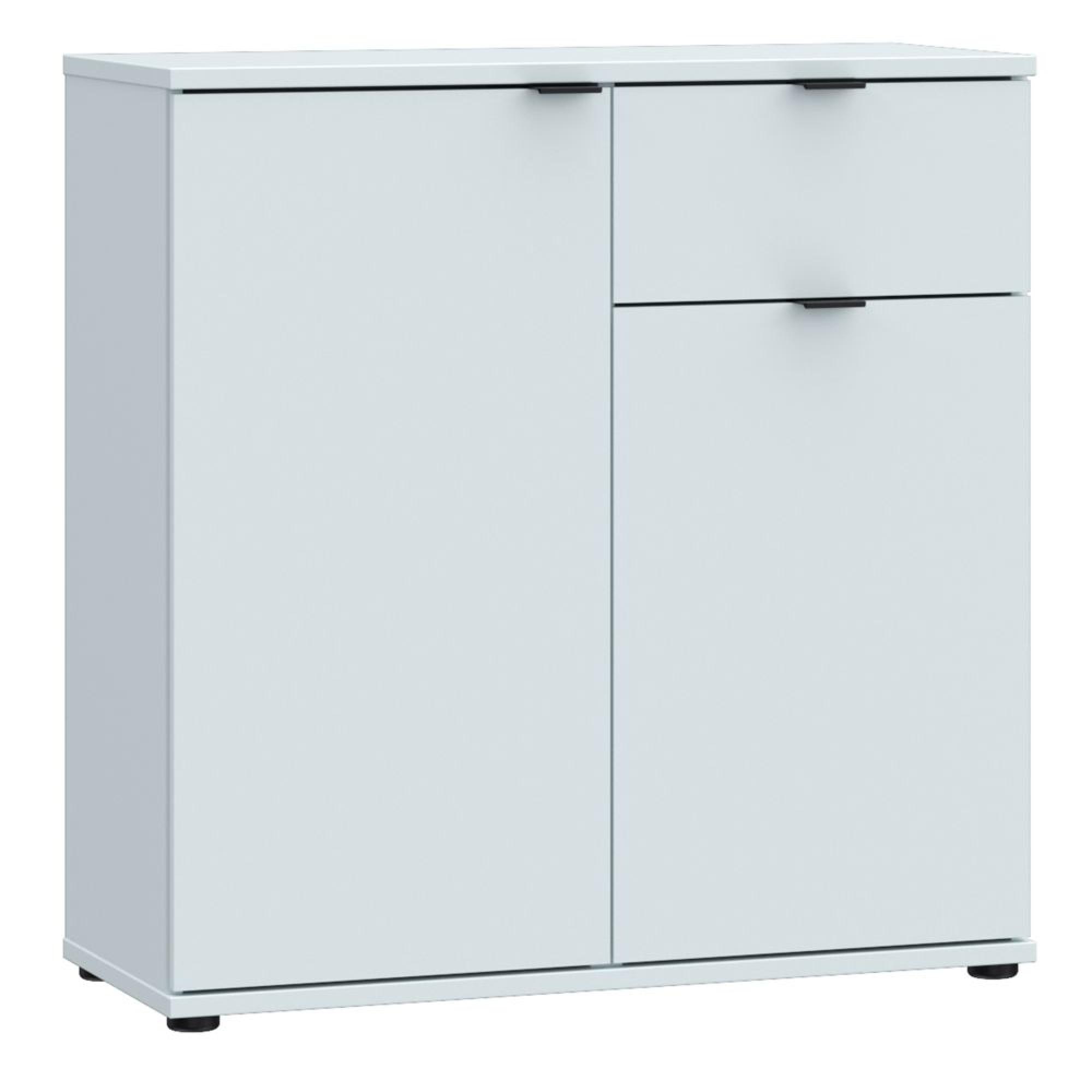 Ganymede Sideboard - 2 Door - 1 Drawer - Compact - Light Grey
