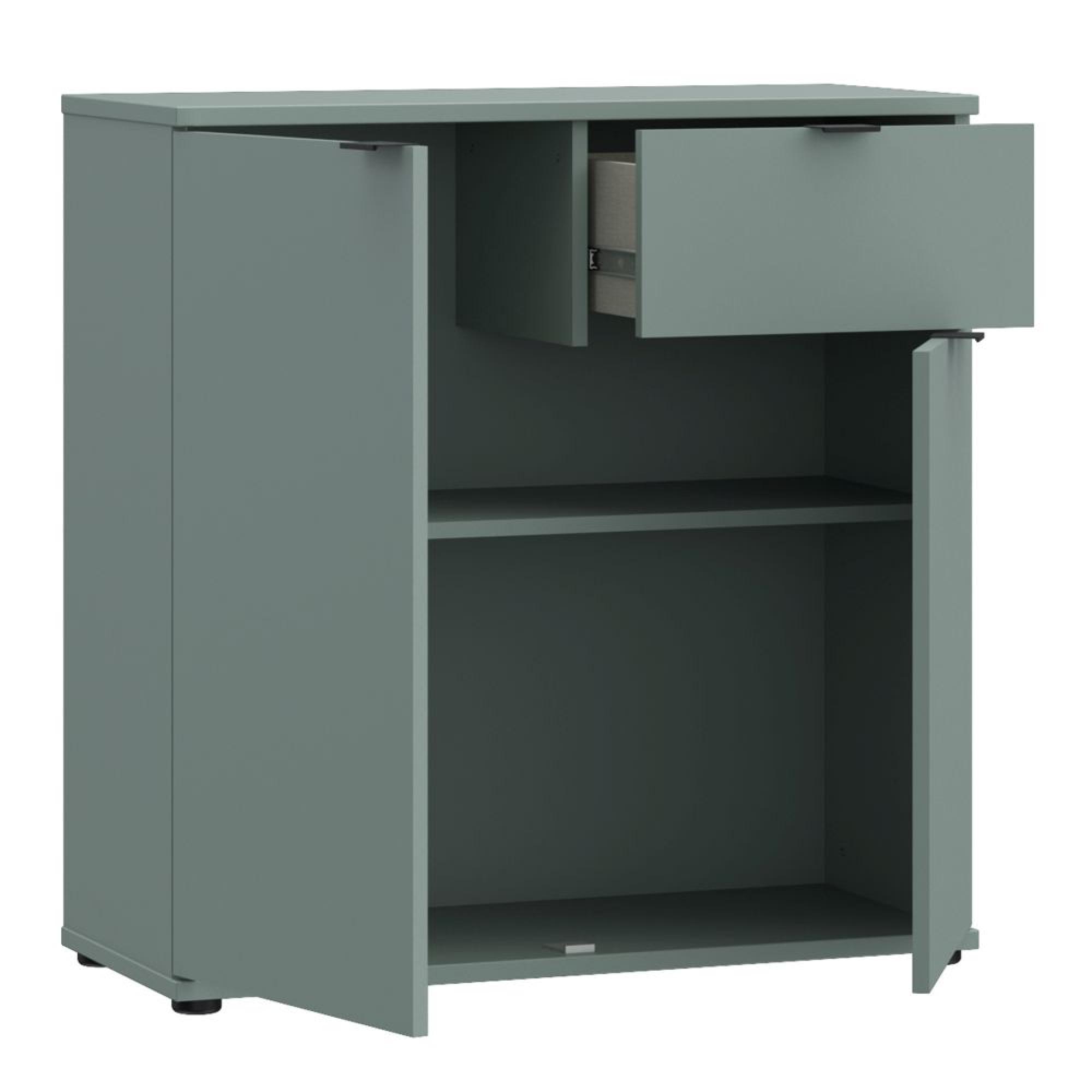 Ganymede Sideboard - 2 Door - 1 Drawer - Compact - Sage Green