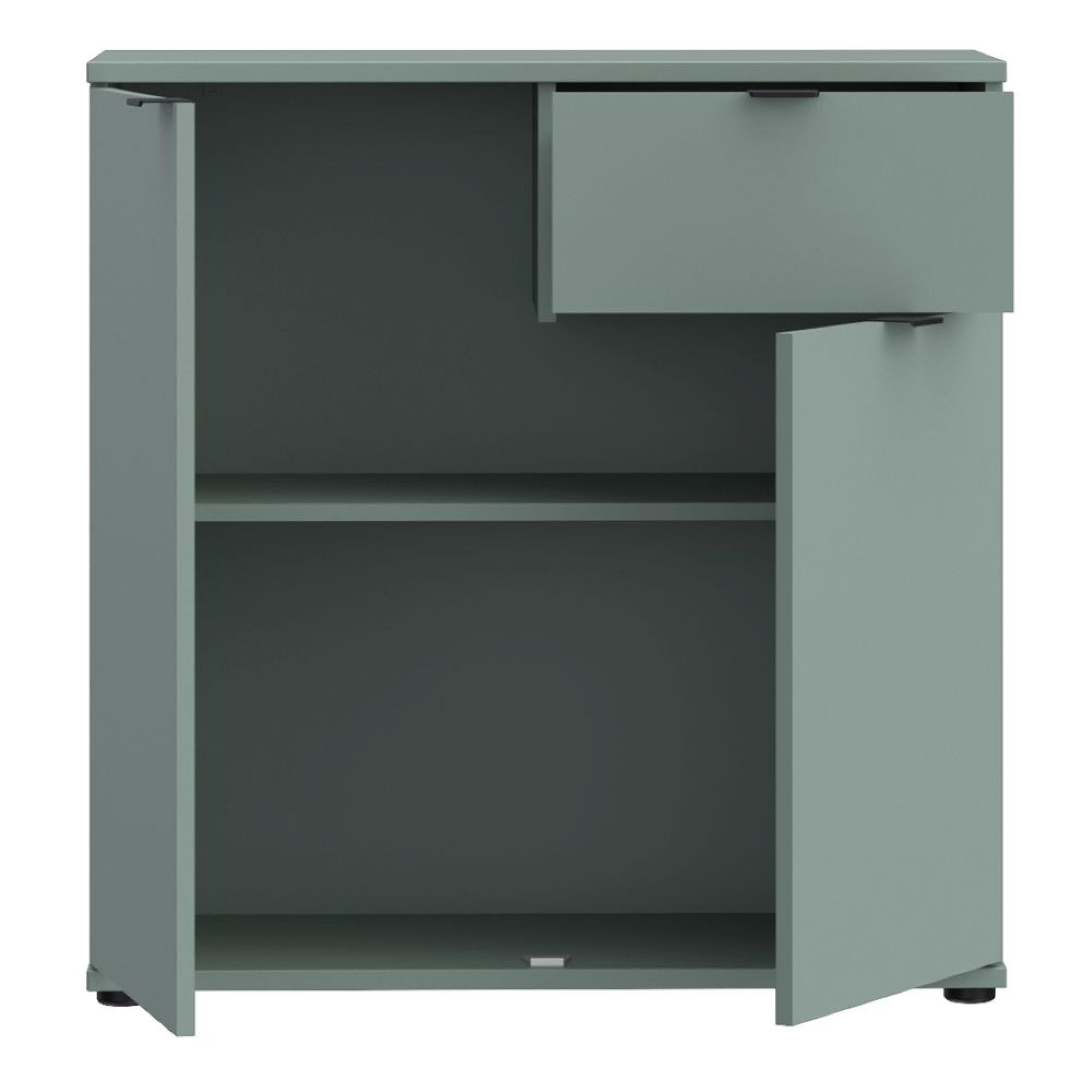 Ganymede Sideboard - 2 Door - 1 Drawer - Compact - Sage Green