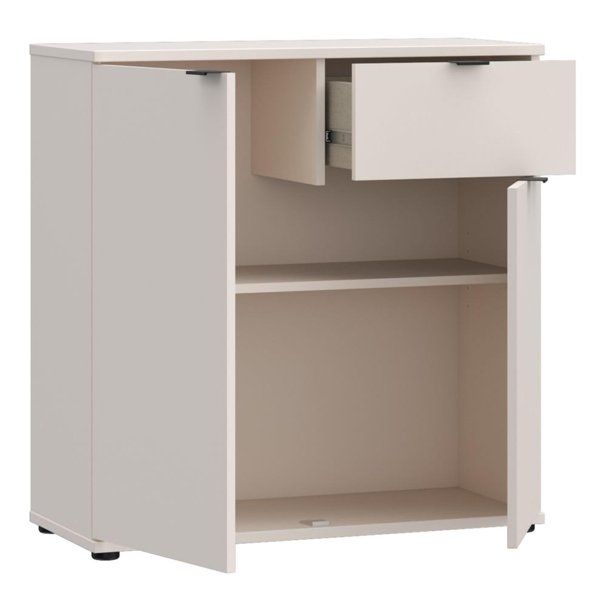 Ganymede Sideboard - 2 Door - 1 Drawer - Compact - Sand
