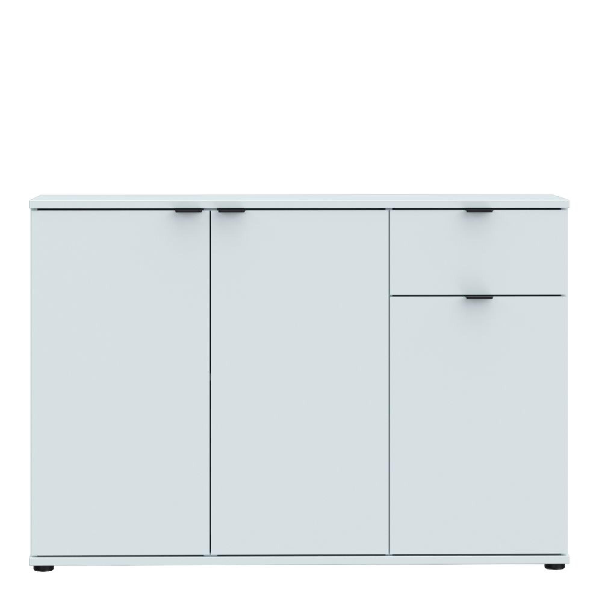 Ganymede Sideboard - 3 Door - 1 Drawer - Small - Light Grey