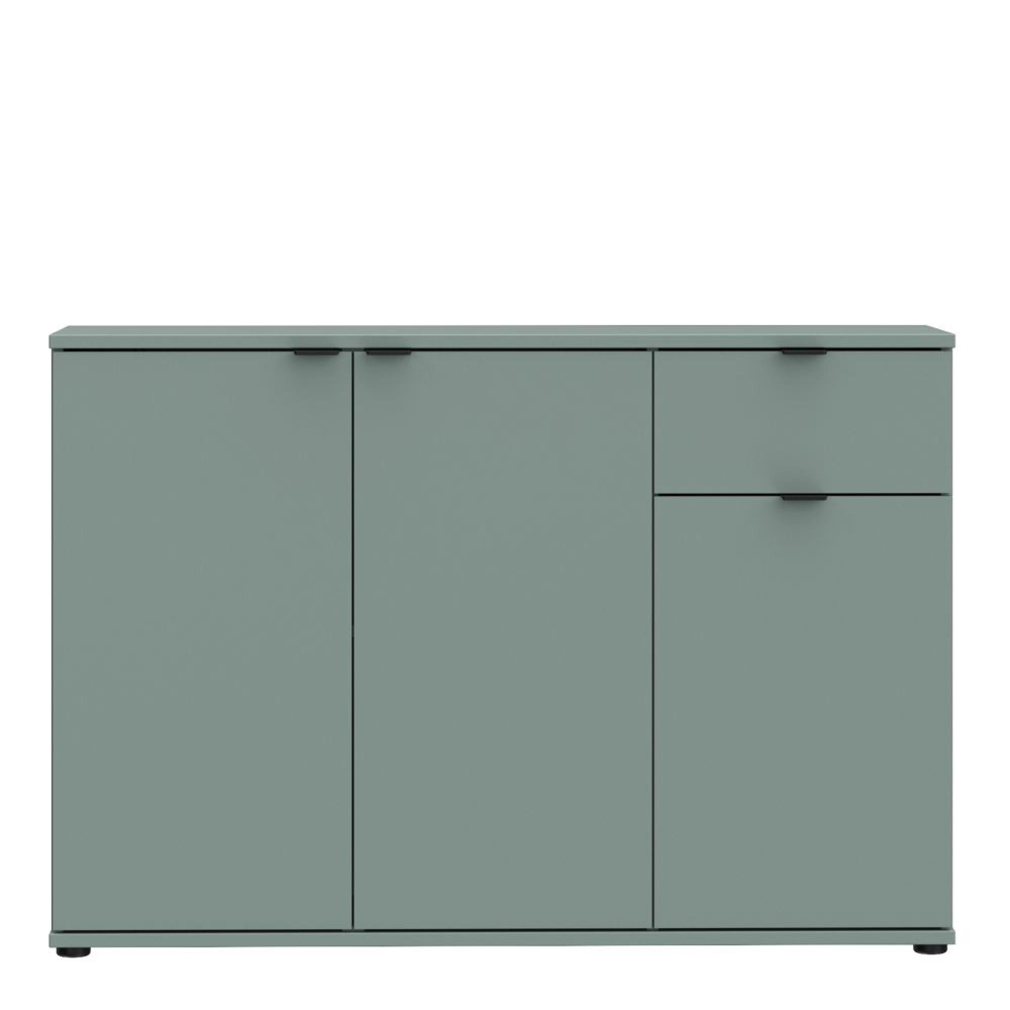 Ganymede Sideboard - 3 Door - 1 Drawer - Small - Sage Green