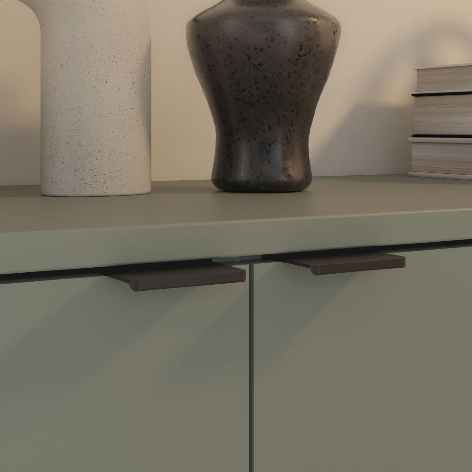 Ganymede Sideboard - 3 Door - 1 Drawer - Small - Sage Green