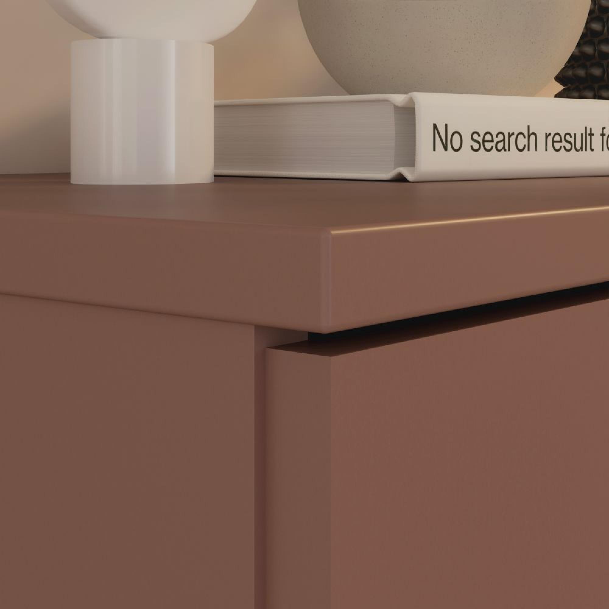 Ganymede Sideboard - 3 Door - 1 Drawer - Small - Terracotta