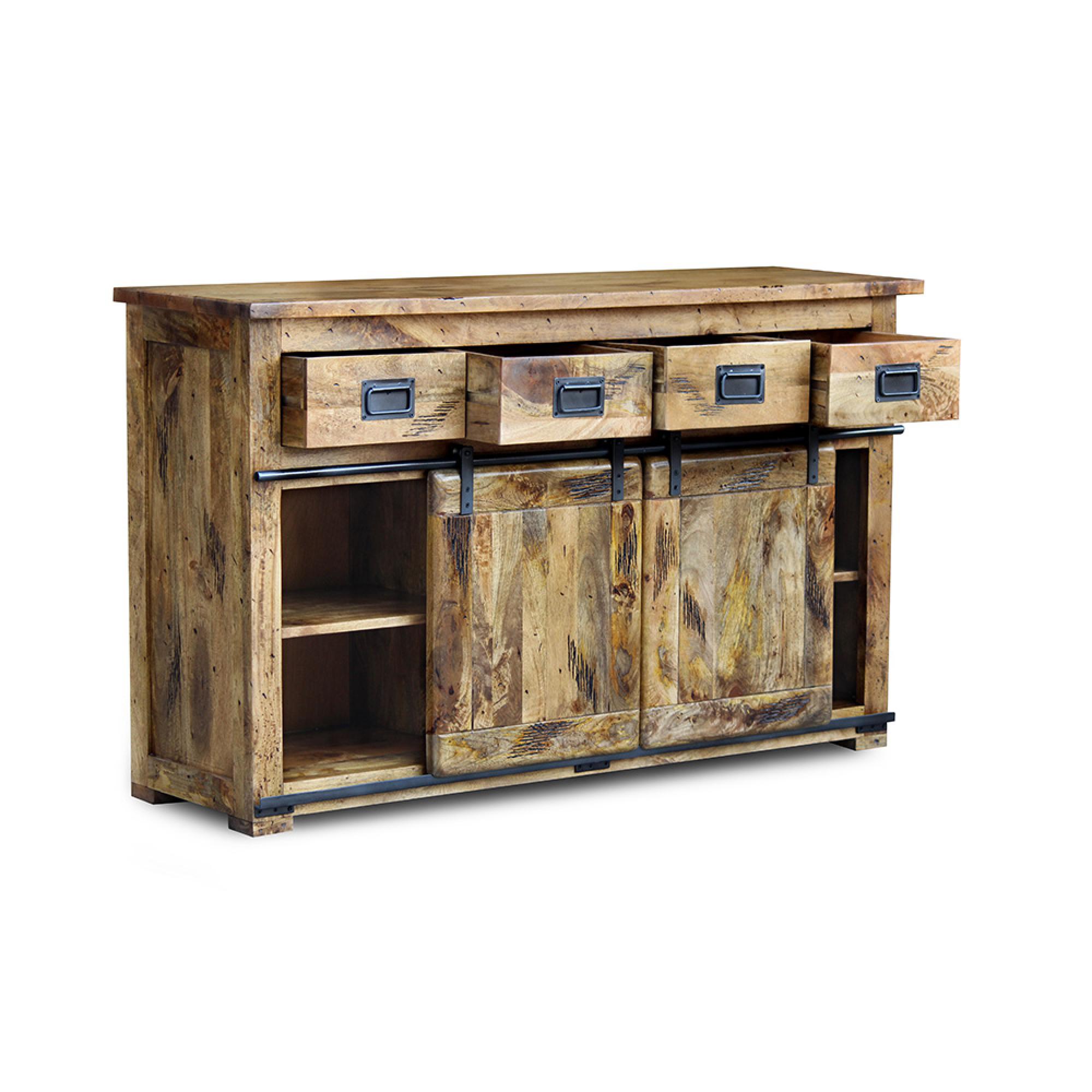Raipur Works Sideboard - Medium - 150cm - Industrial Style Wooden