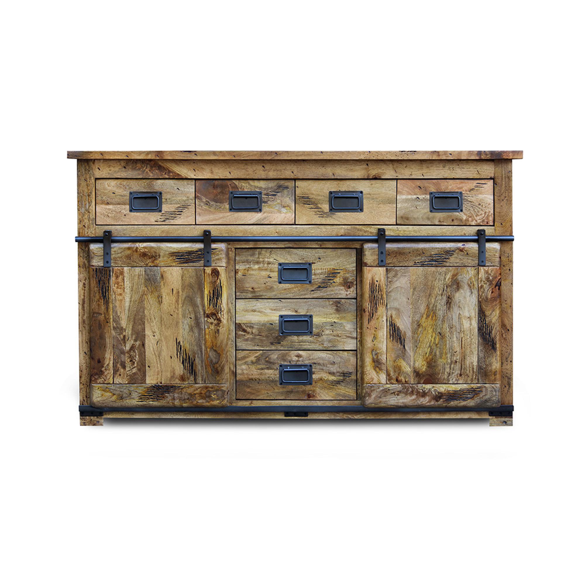 Raipur Works Sideboard - Medium - 150cm - Industrial Style Wooden