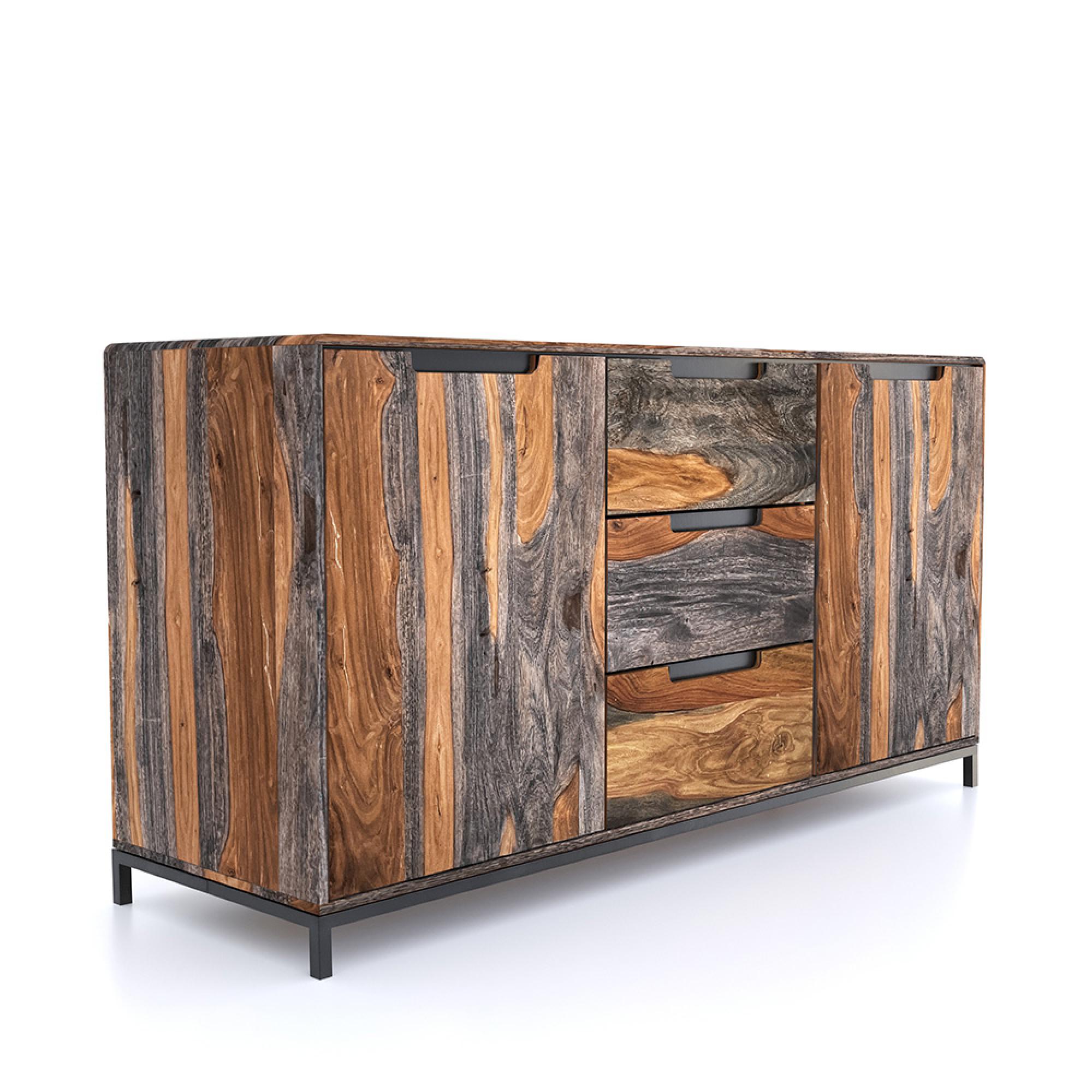 Goa Sideboard - Medium - 145cm - Dark Sheesham Wood