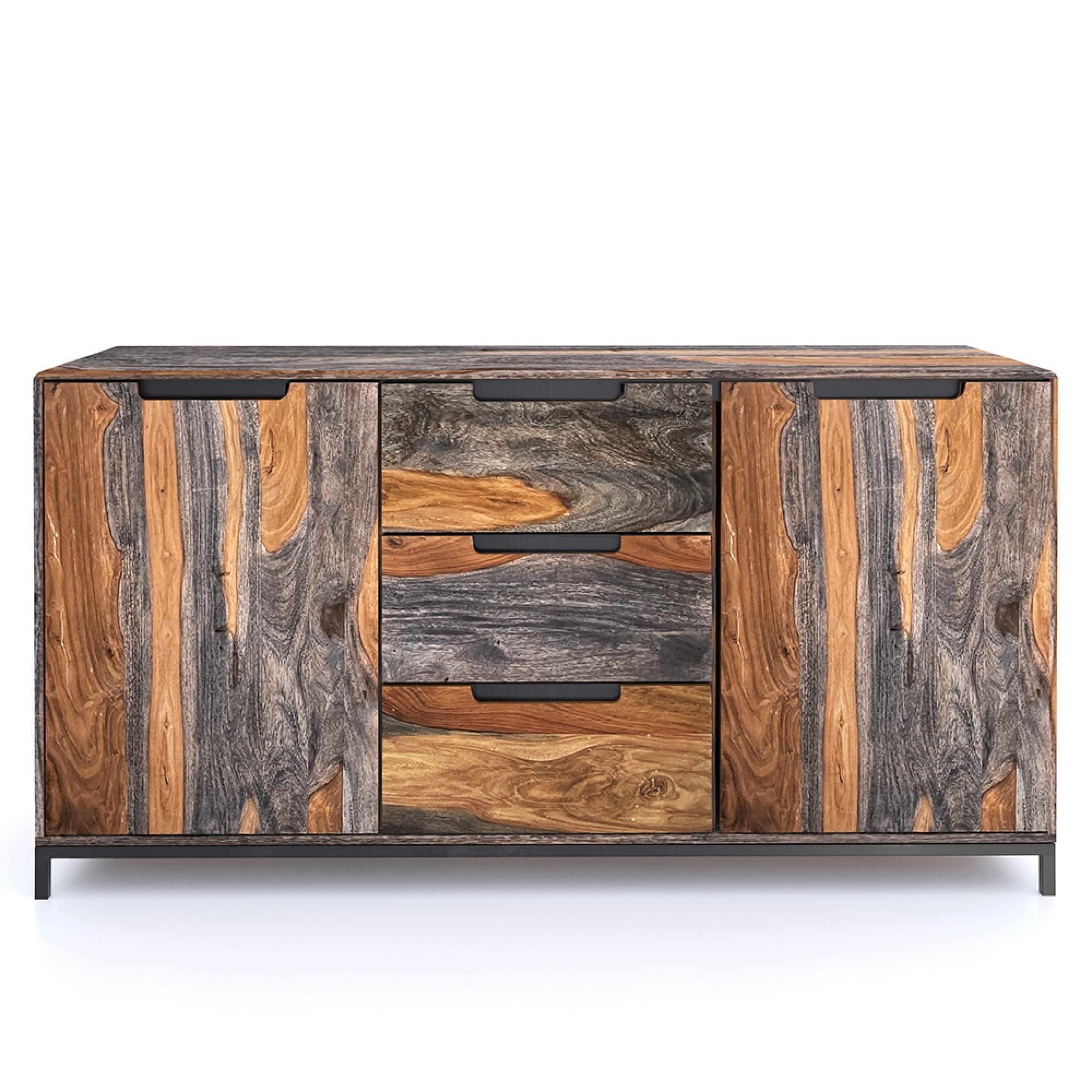Goa Sideboard - Medium - 145cm - Dark Sheesham Wood