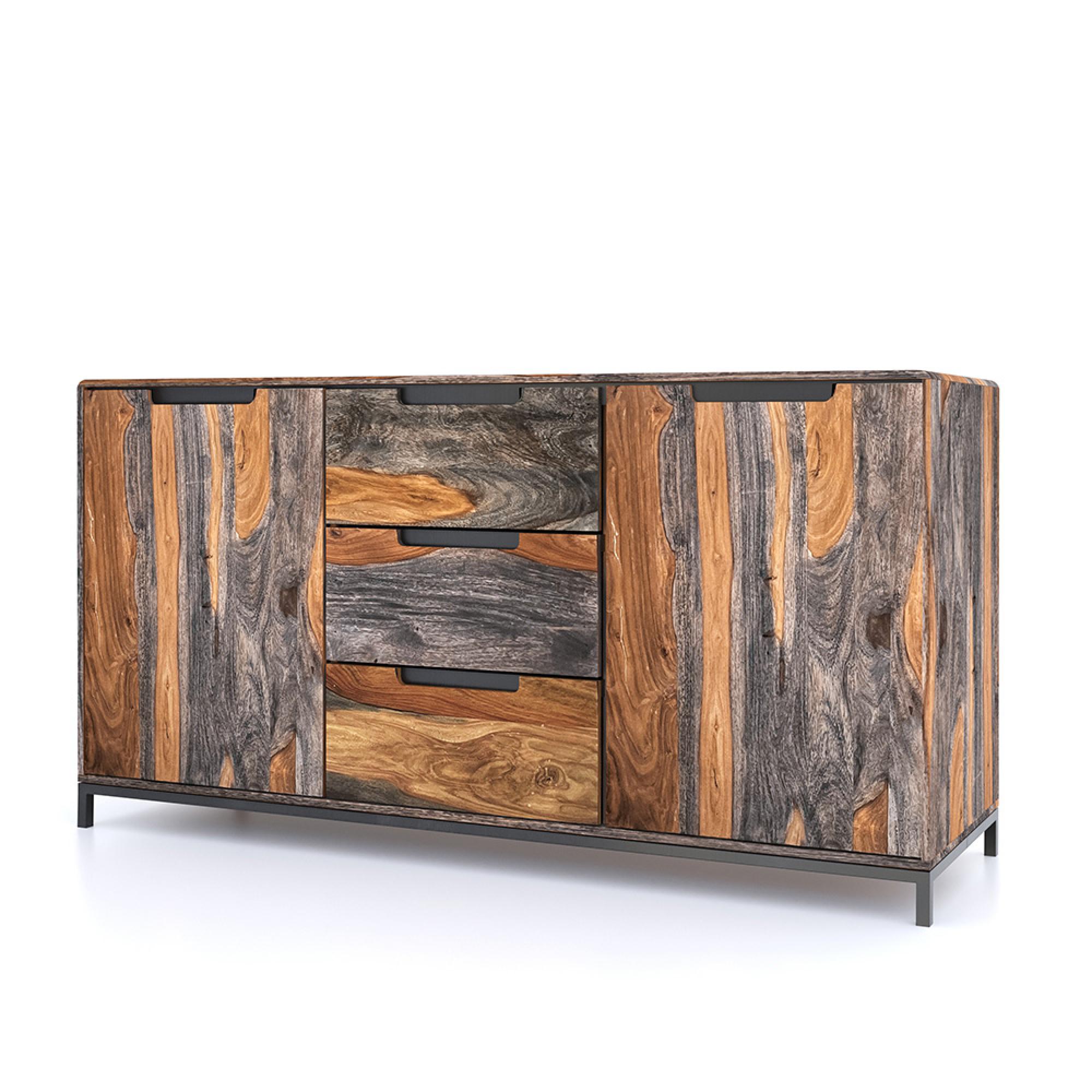 Goa Sideboard - Medium - 145cm - Dark Sheesham Wood