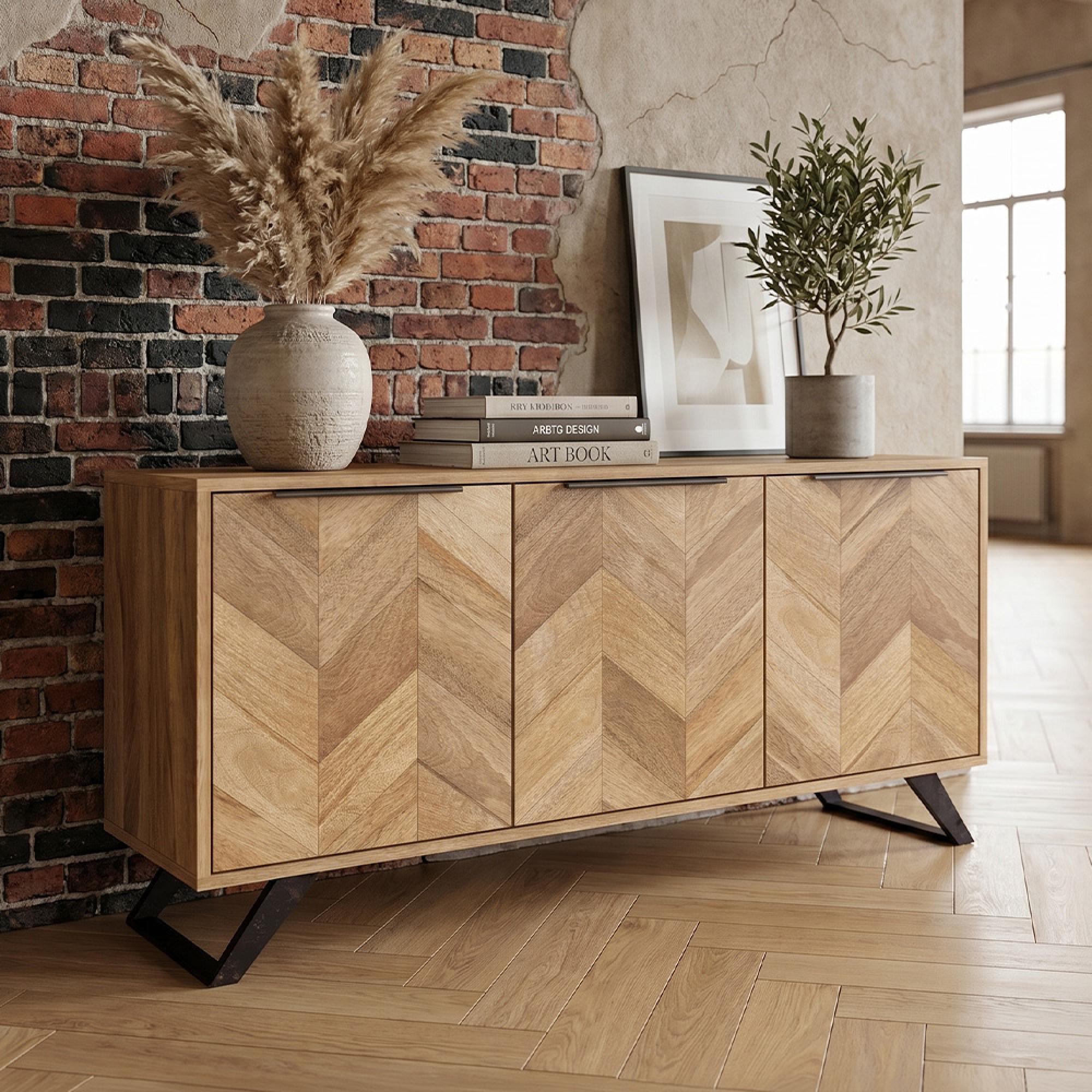 Agra Sideboard - Medium - 145cm - Parquet