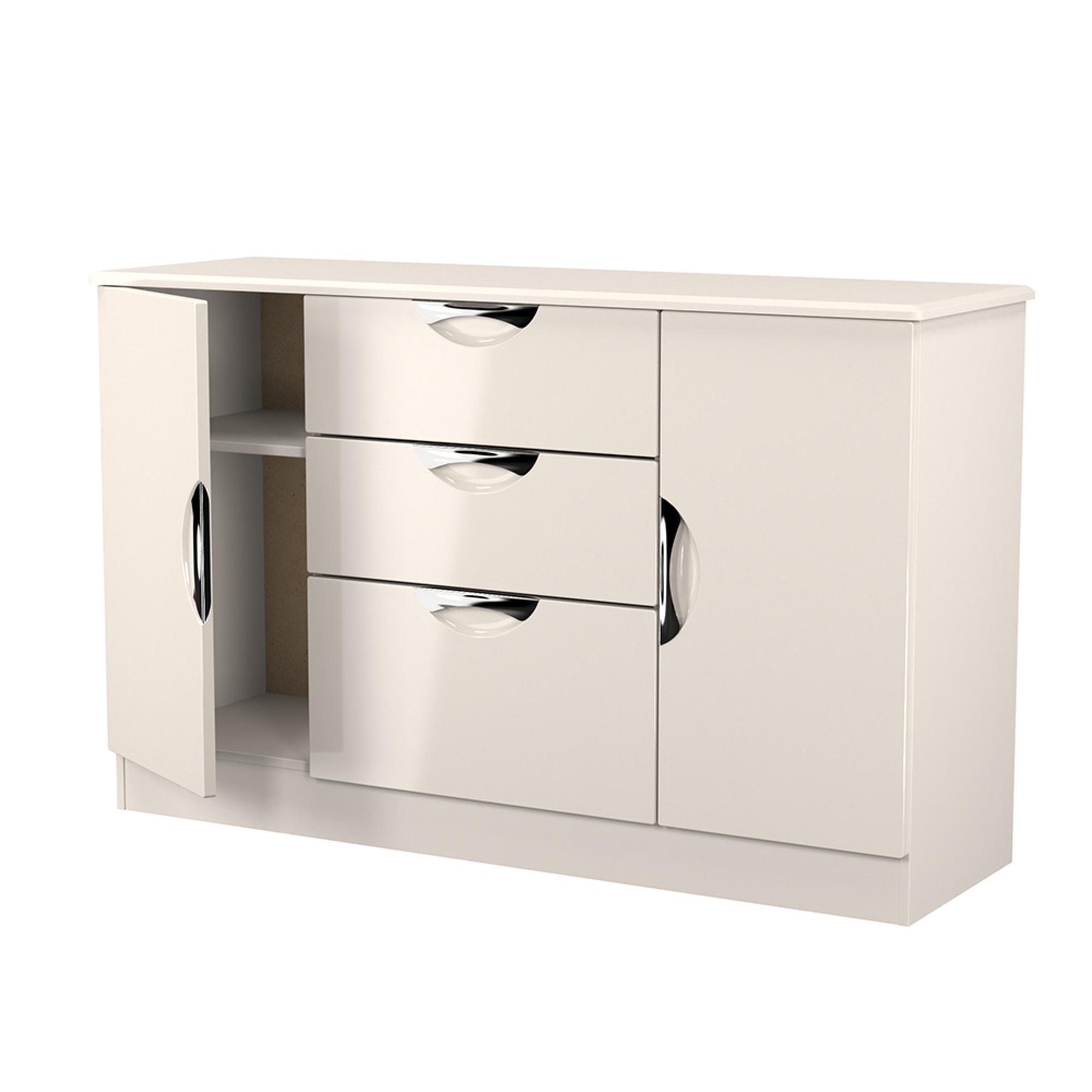 Camden Medium Sideboard - 2 Doors - Cashmere