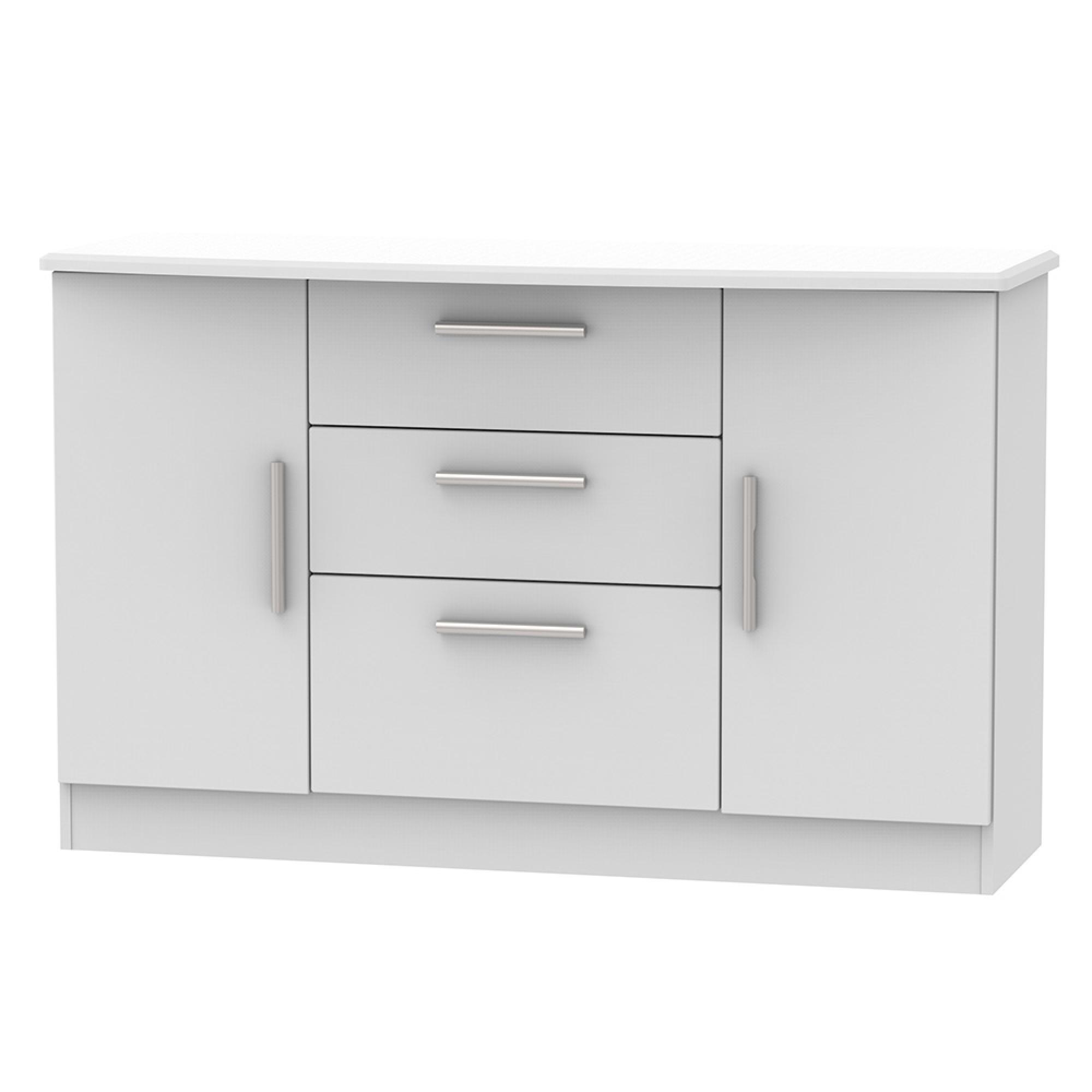 Knightsbridge Sideboard - Medium - 2 Doors - Grey