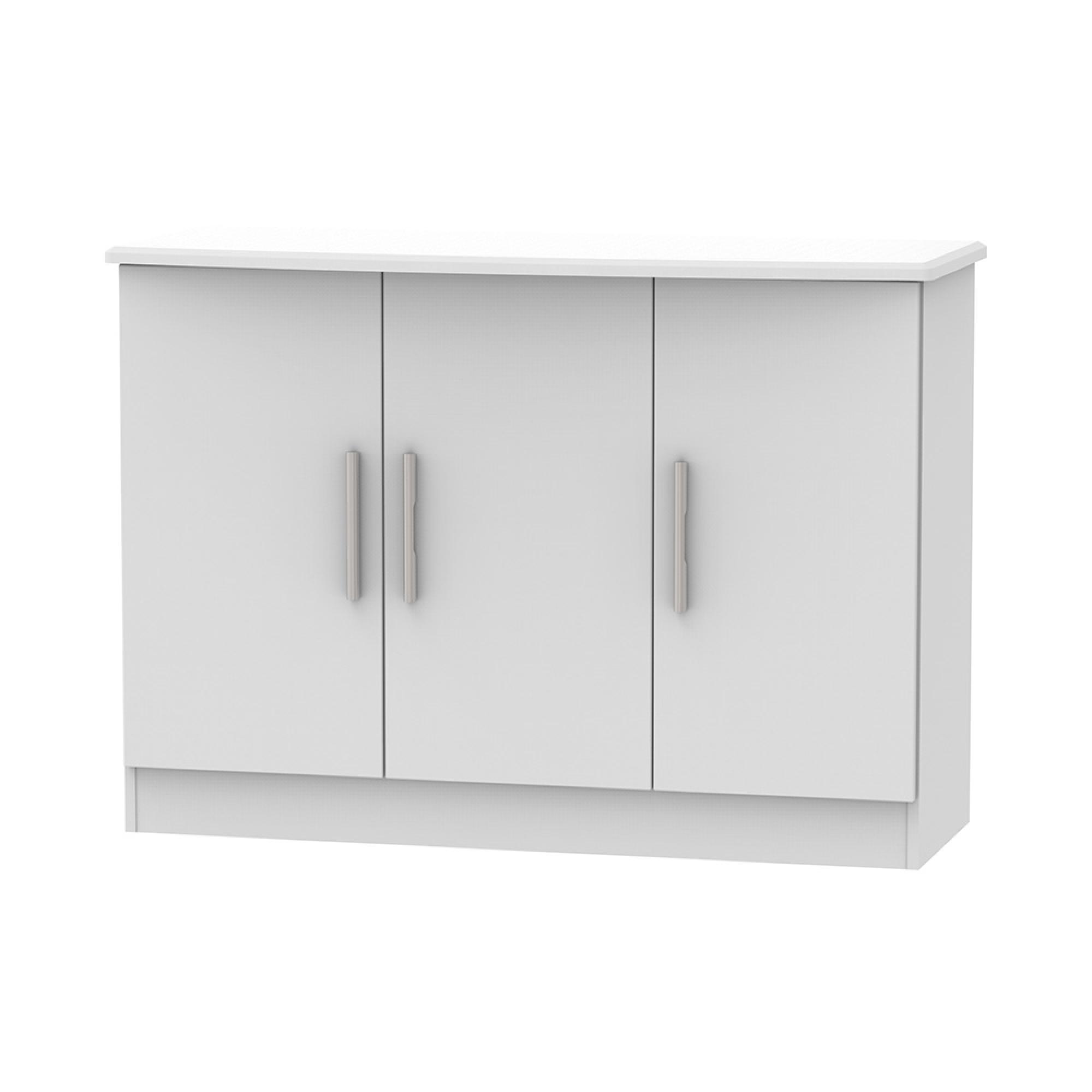 Knightsbridge Sideboard - Small - 3 Doors - Grey